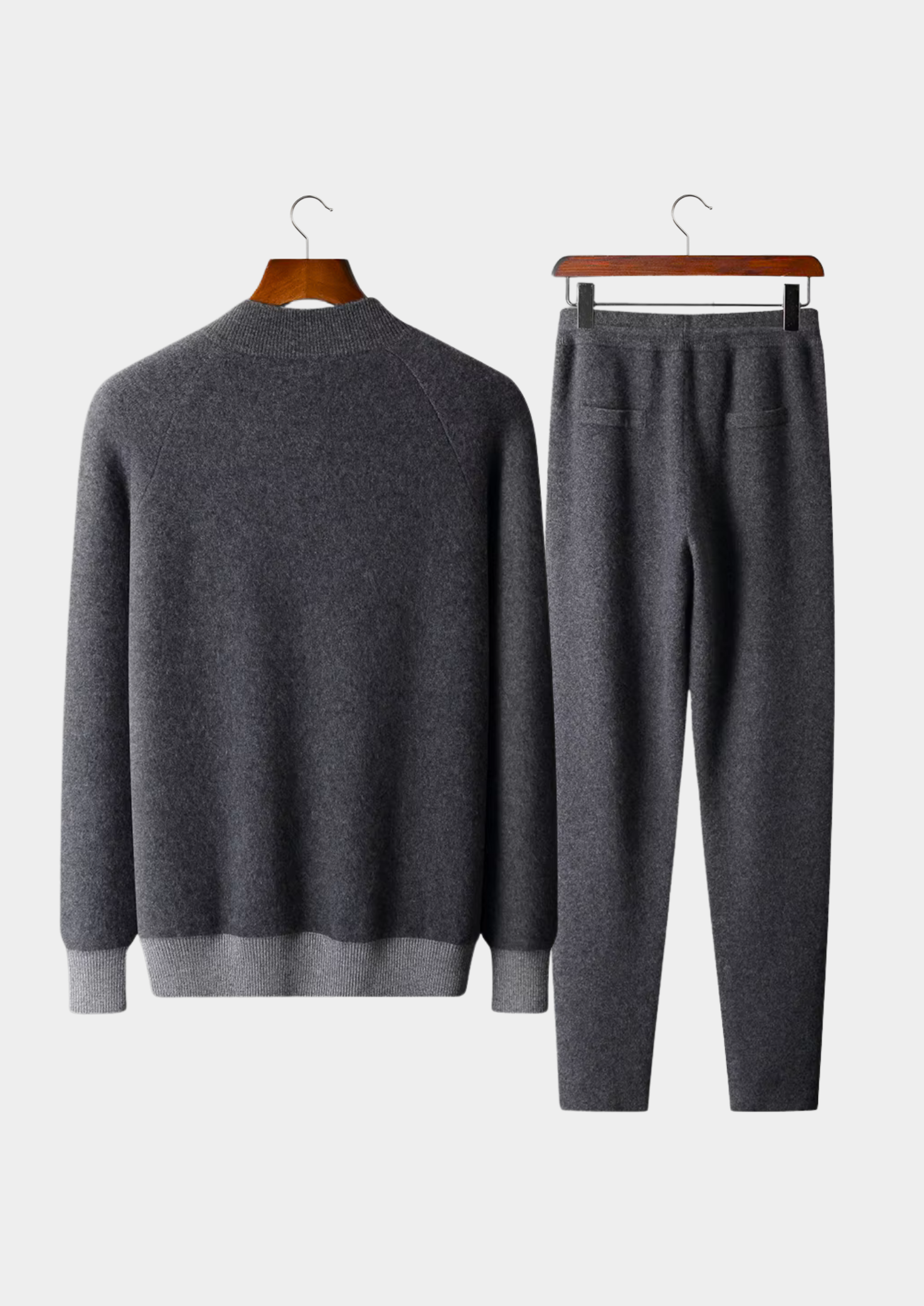 CONJUNTO TORINO DE LAZER EM CASHMERE PREMIUM CINZA ESCURO