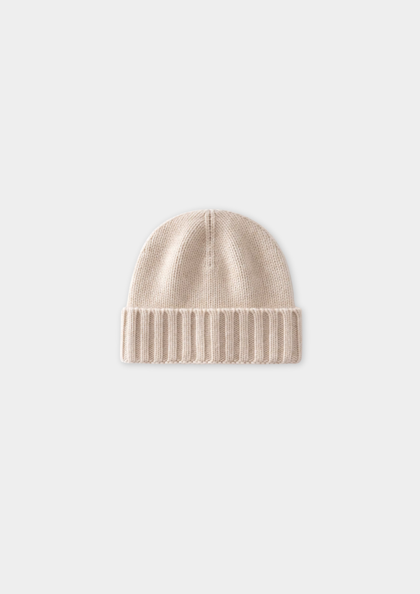 Gorro de Inverno Areia em Cashmere