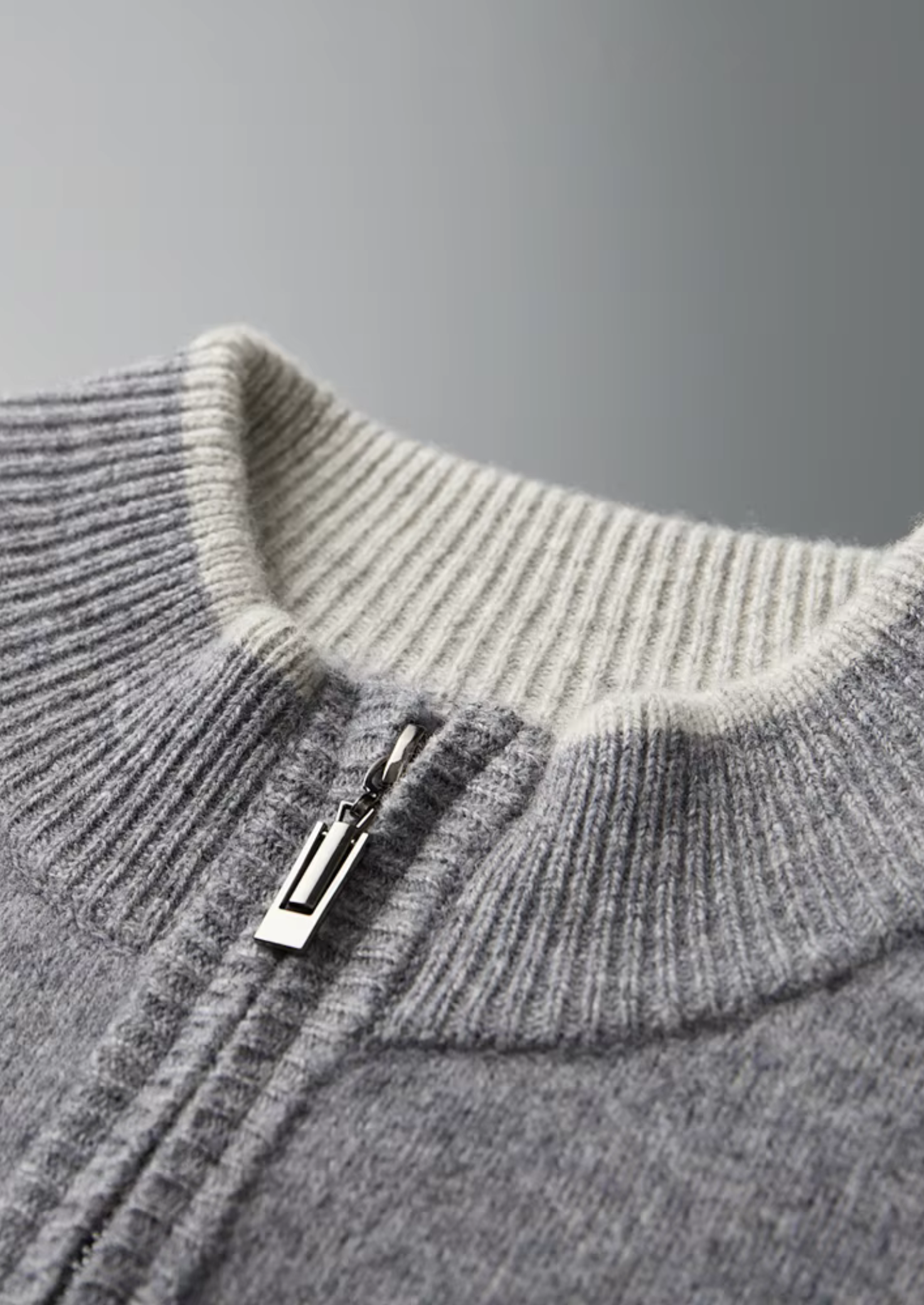 Conjunto Bicolor em Lã Merino Extrafina Pura