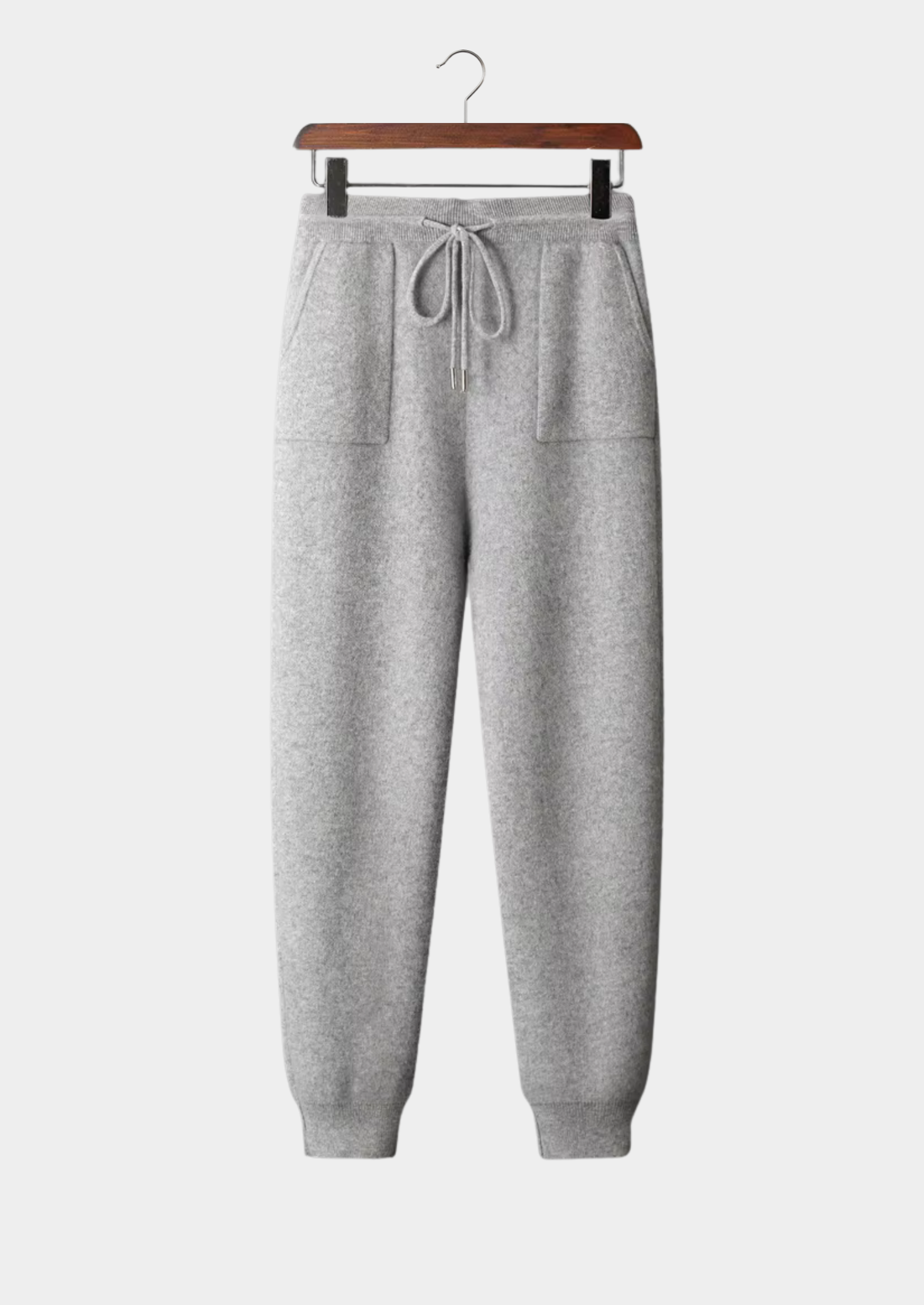 Calça Jogger de Lazer Premium em Cashmere