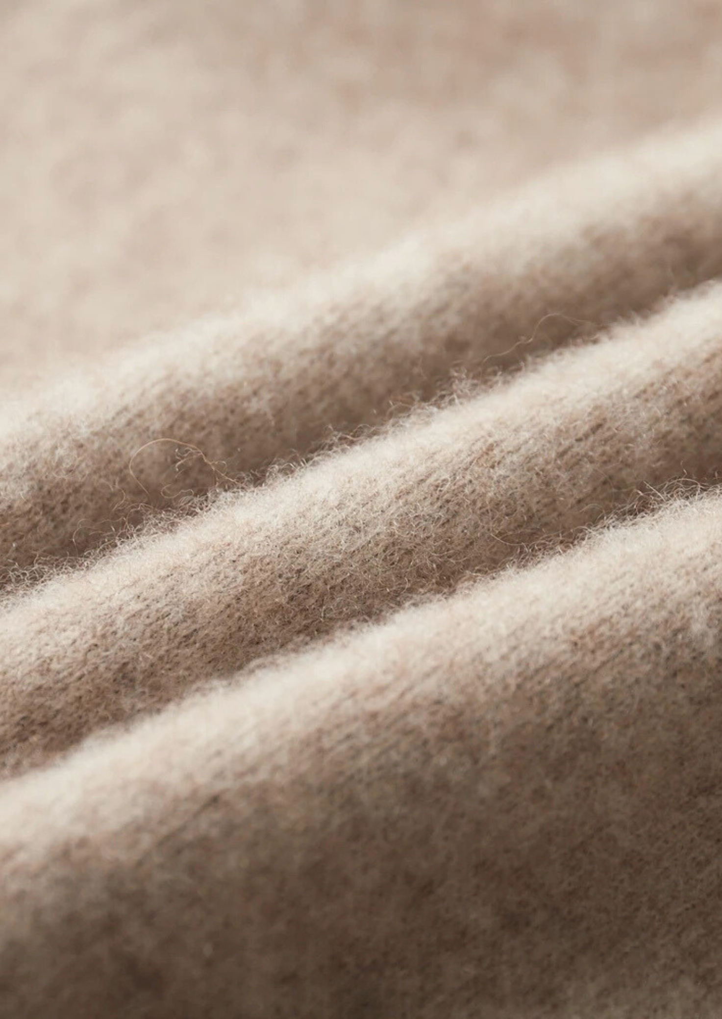 Cardigã Premium em Cashmere Bicolor com Zíper