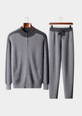 CONJUNTO TORINO DE LAZER EM CASHMERE PREMIUM CINZA ESCURO