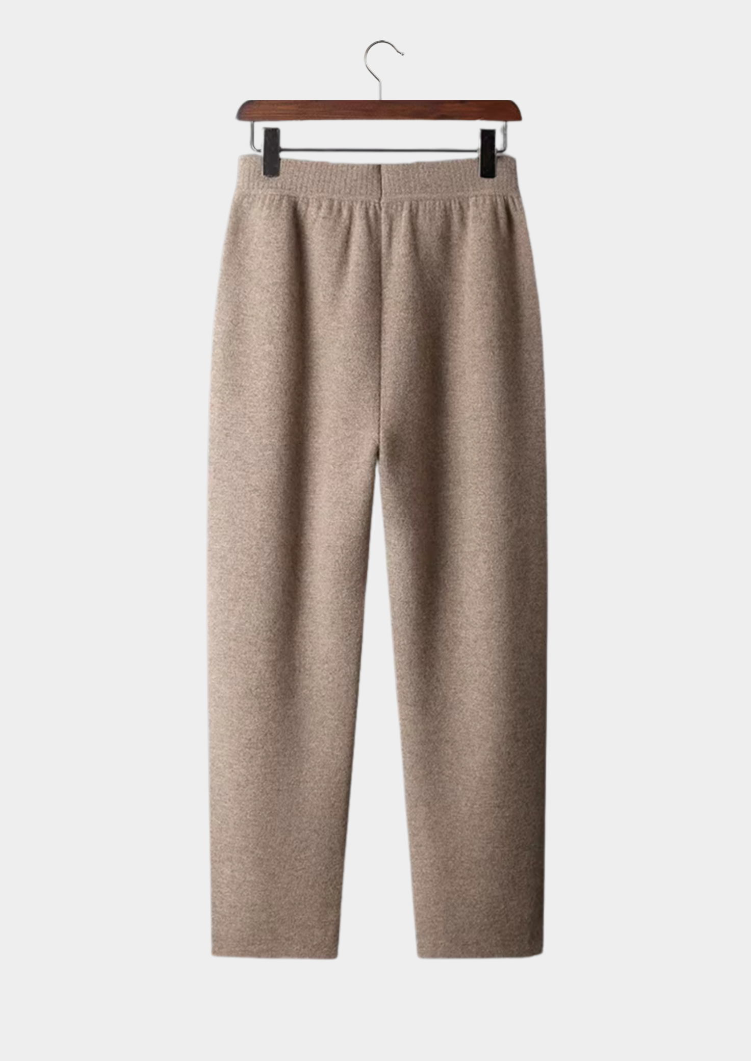 Calça Reta em Caxemira Premium