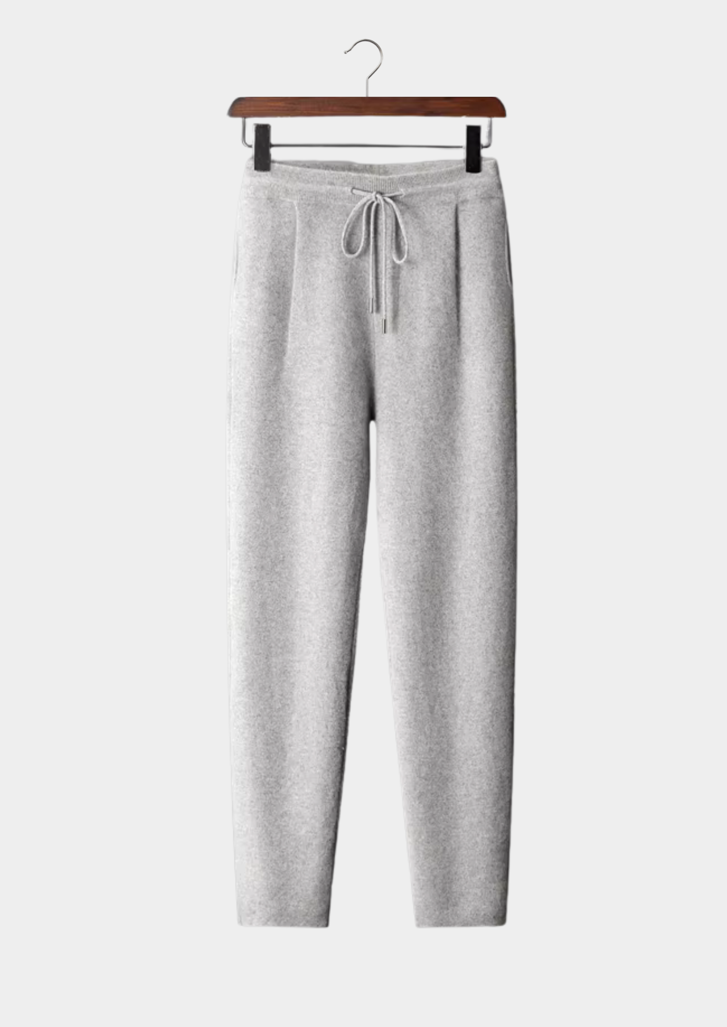 Calça Premium em Cashmere com Pregas