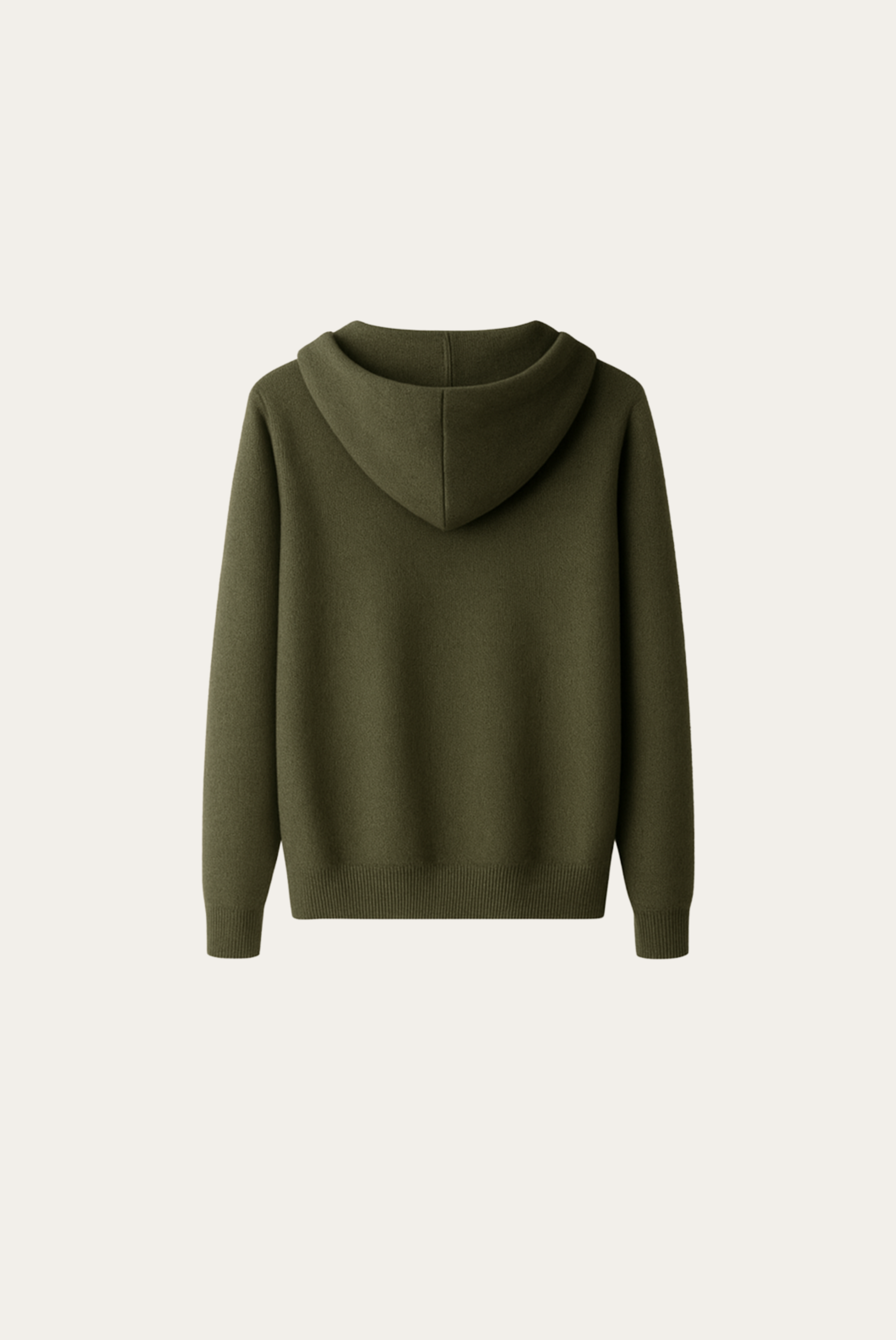 Colete Premium de Cashmere Verde-Oliva