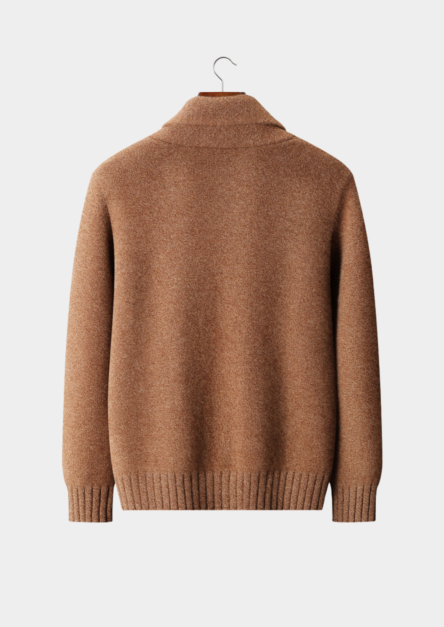 CARDIGAN GOLA XALE EM CASHMERE PURO