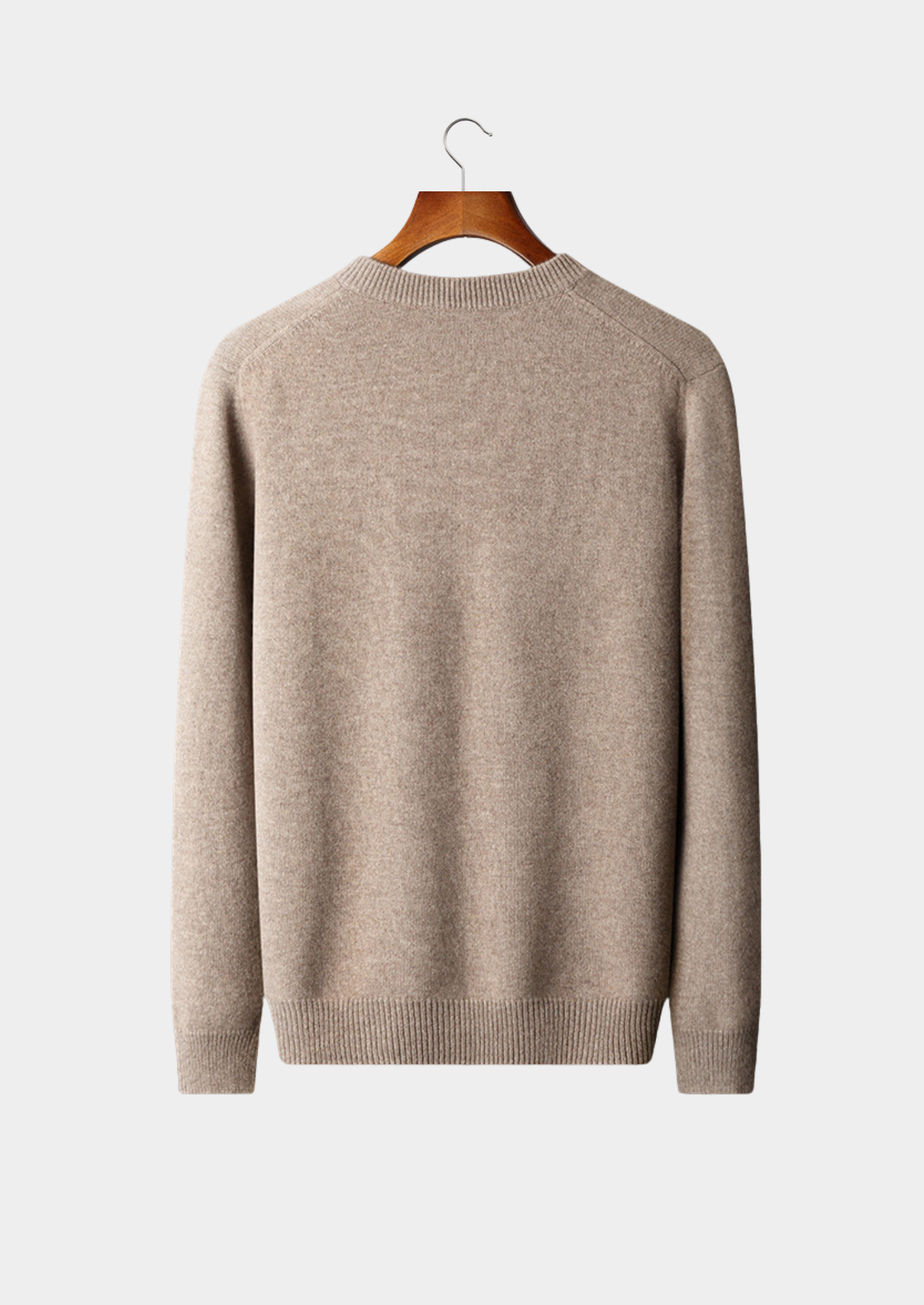 SUÉTER GOLA V ESSENCIAL EM CASHMERE PURO