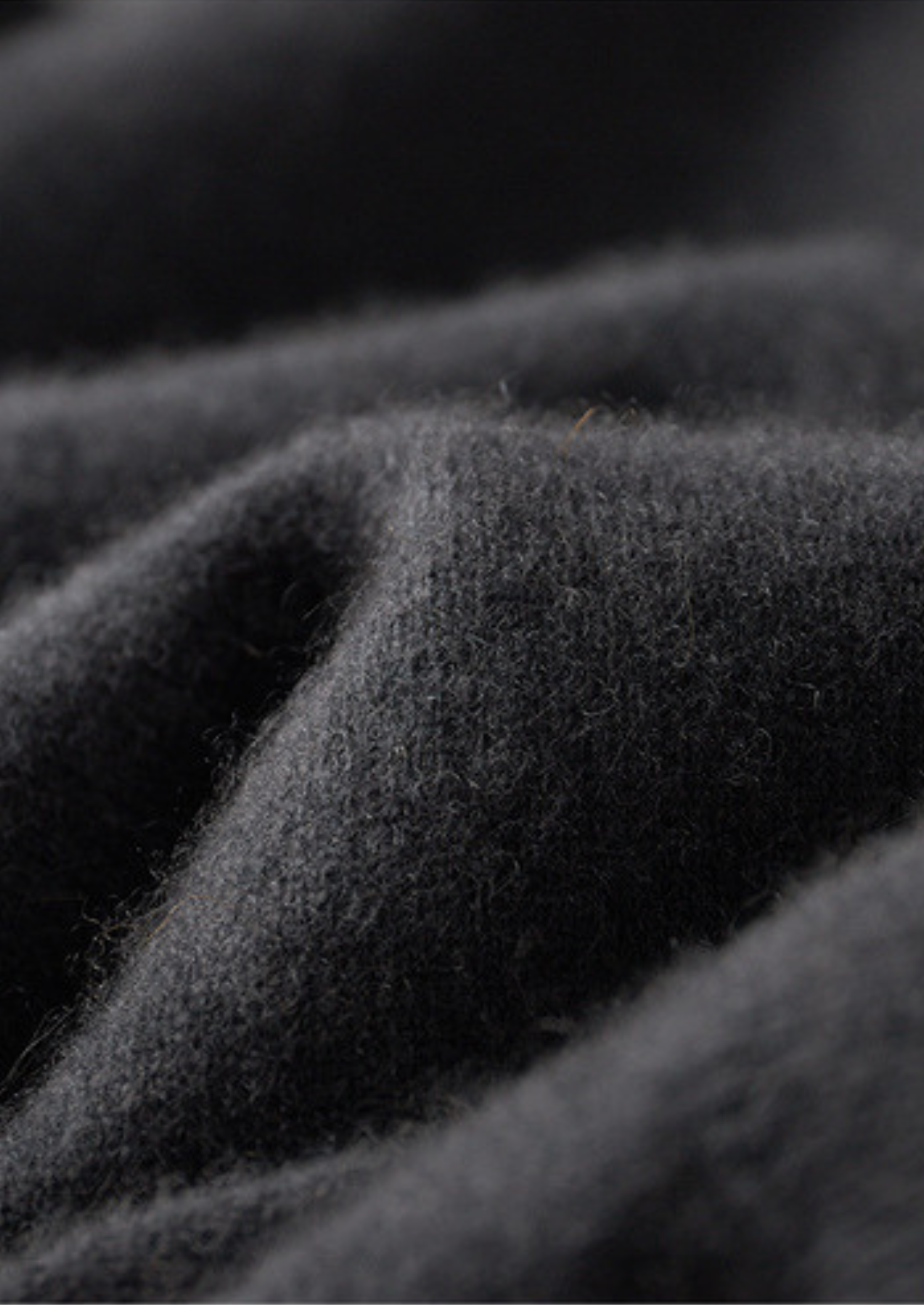 CARDIGAN DUPLO ZÍPER EM CASHMERE PURO CINZA ESCURO