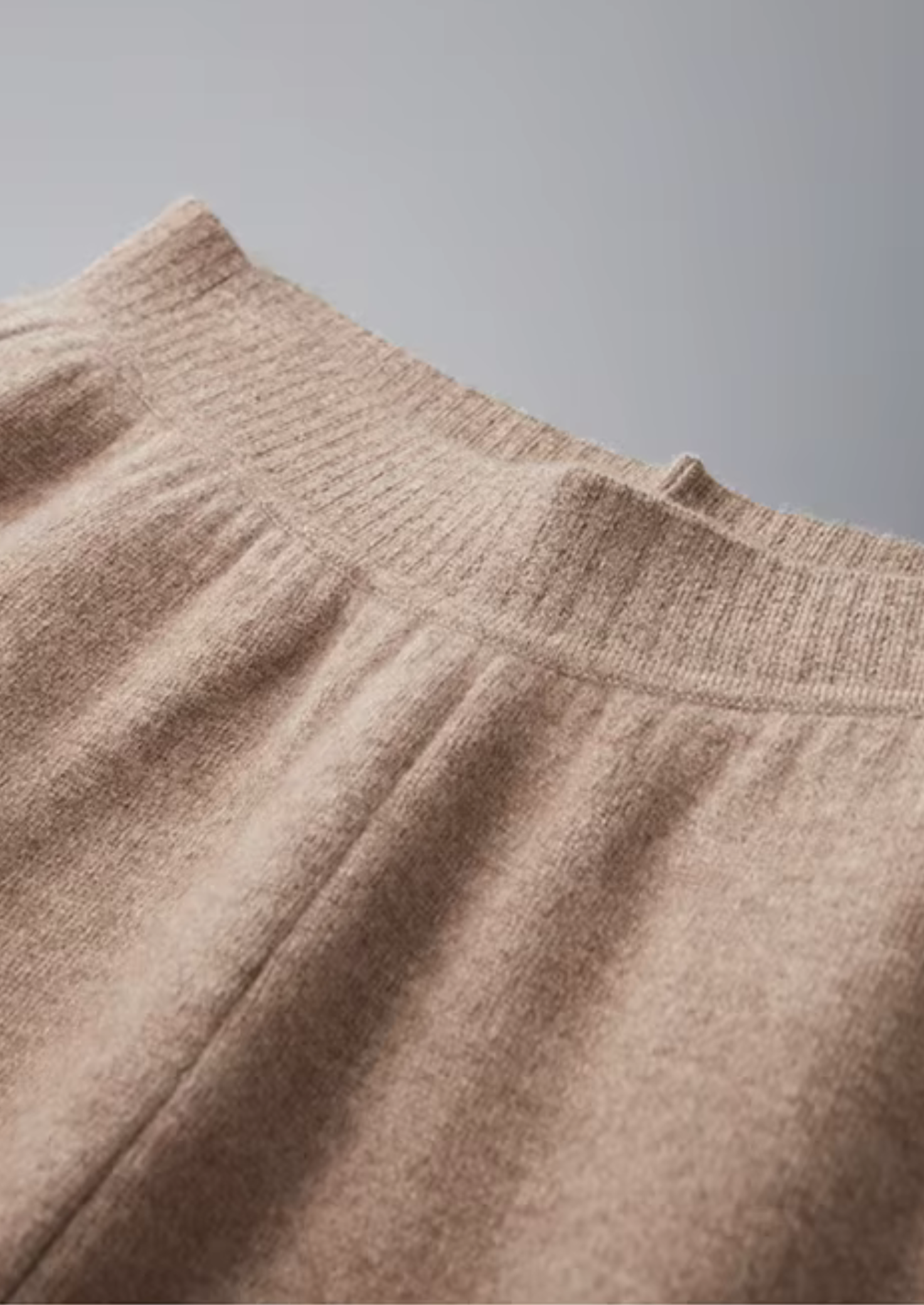 Calça Reta em Caxemira Premium