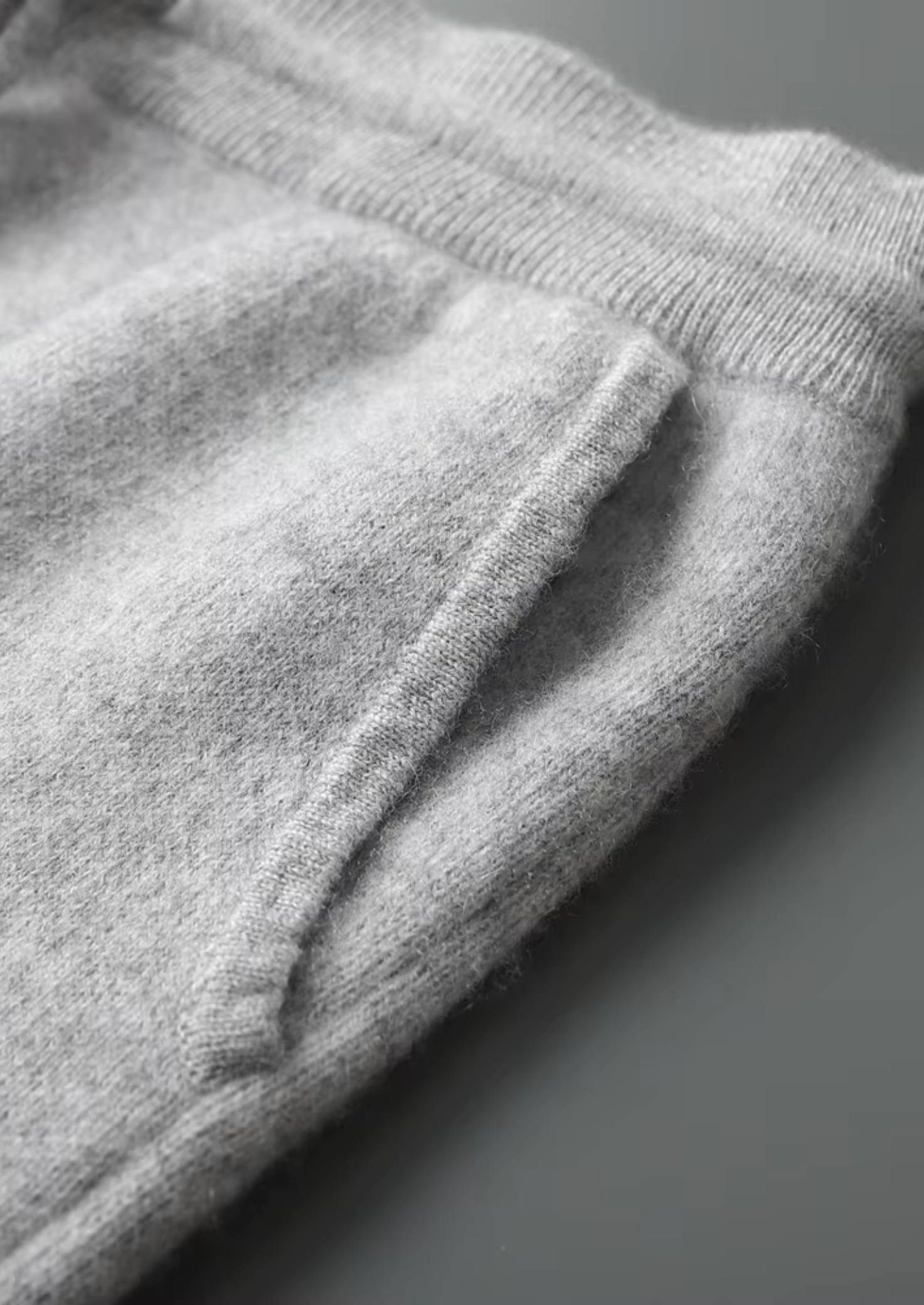Calça Jogger de Lazer Premium em Cashmere