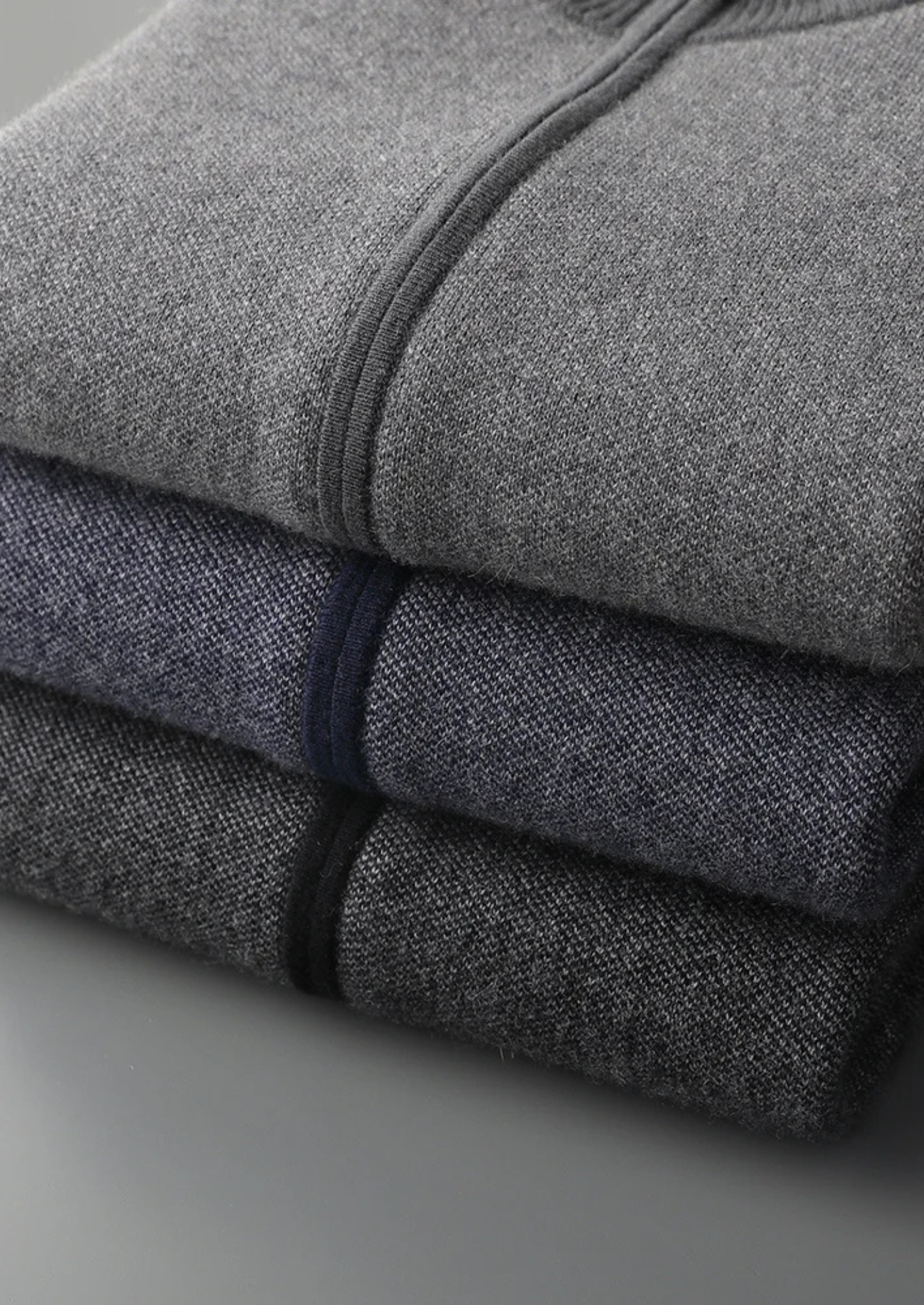 Cardigan com Zíper Jacquard em Caxemira Premium