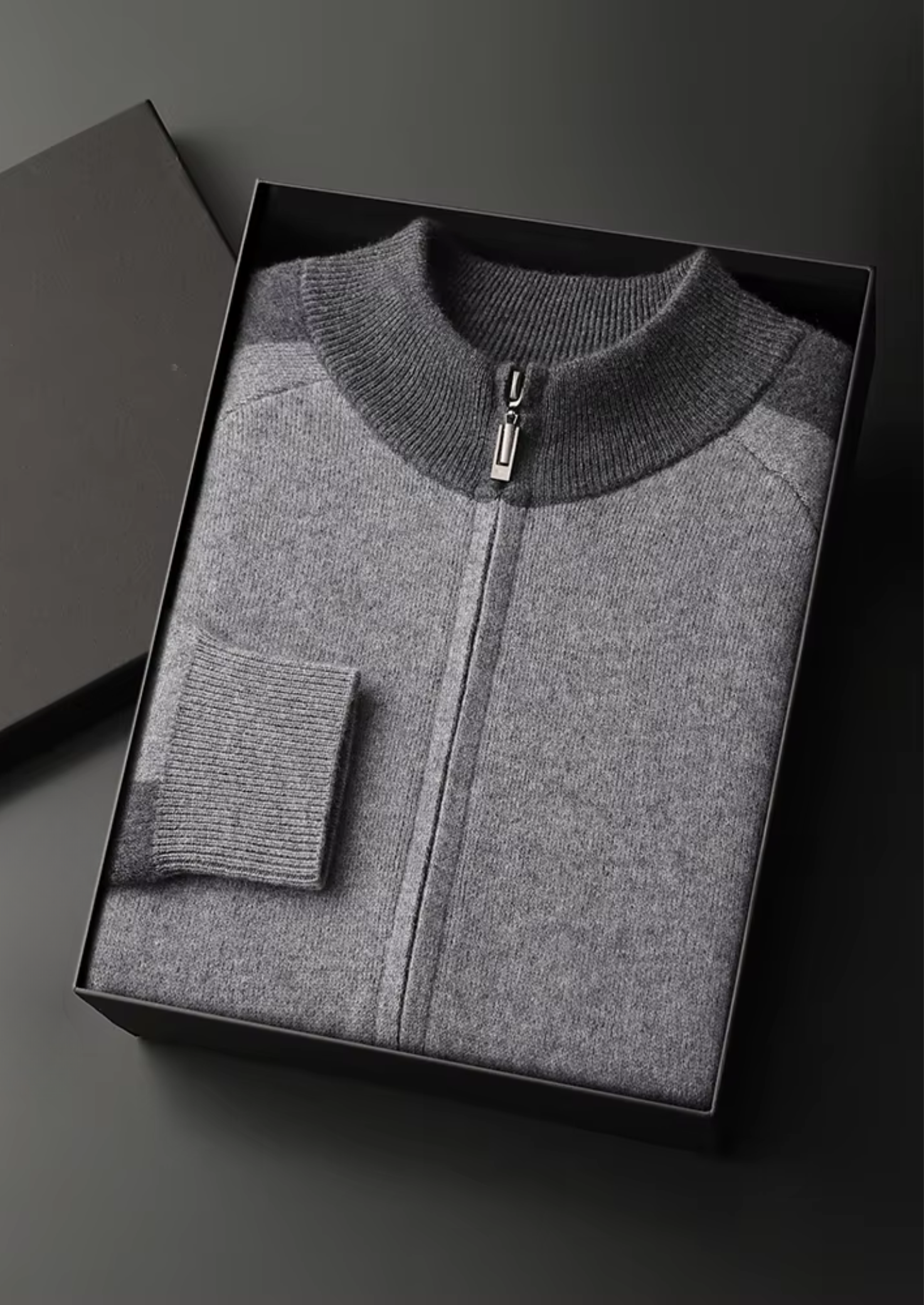 CONJUNTO TORINO DE LAZER EM CASHMERE PREMIUM CINZA ESCURO