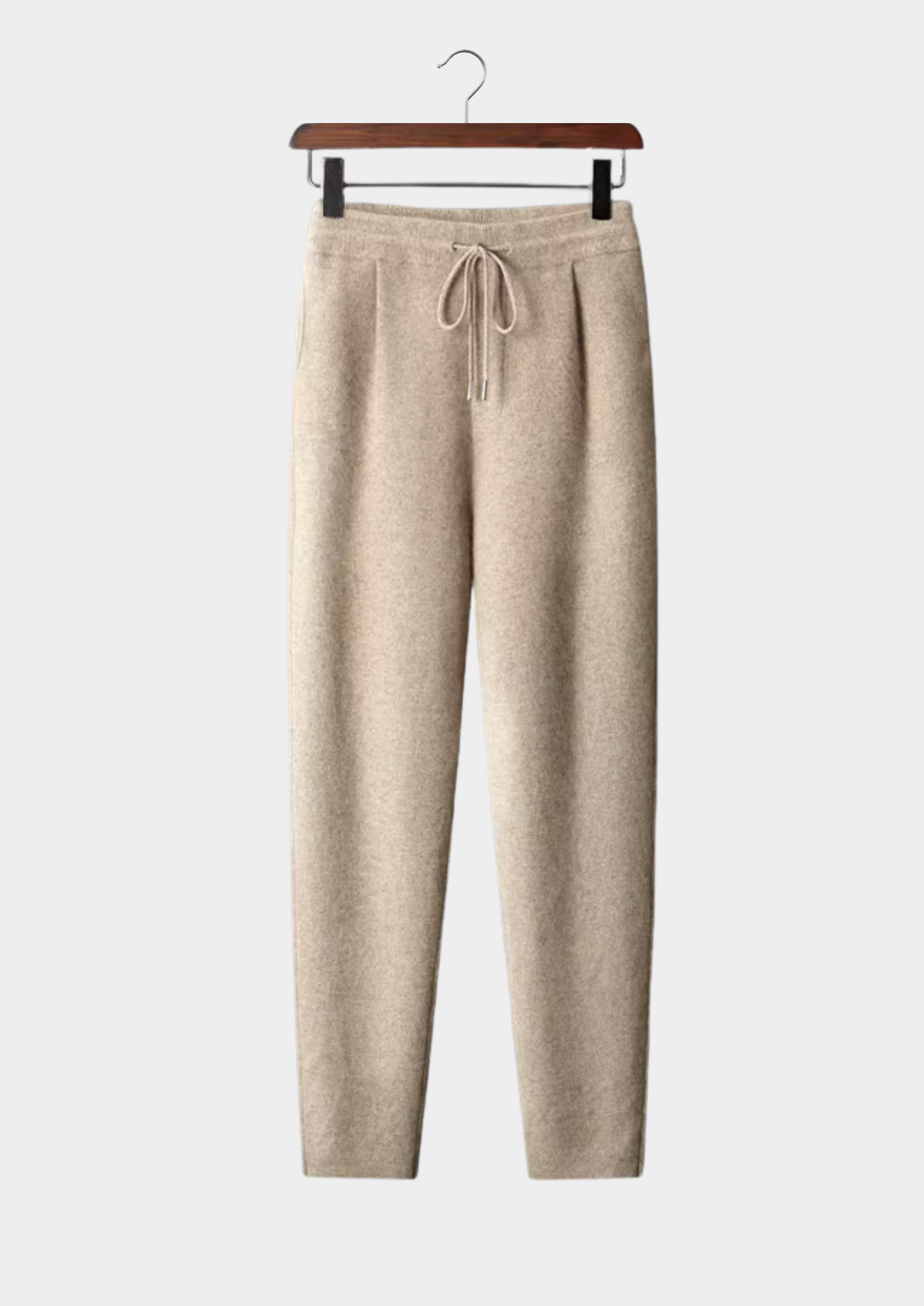 Calça Premium em Cashmere com Pregas