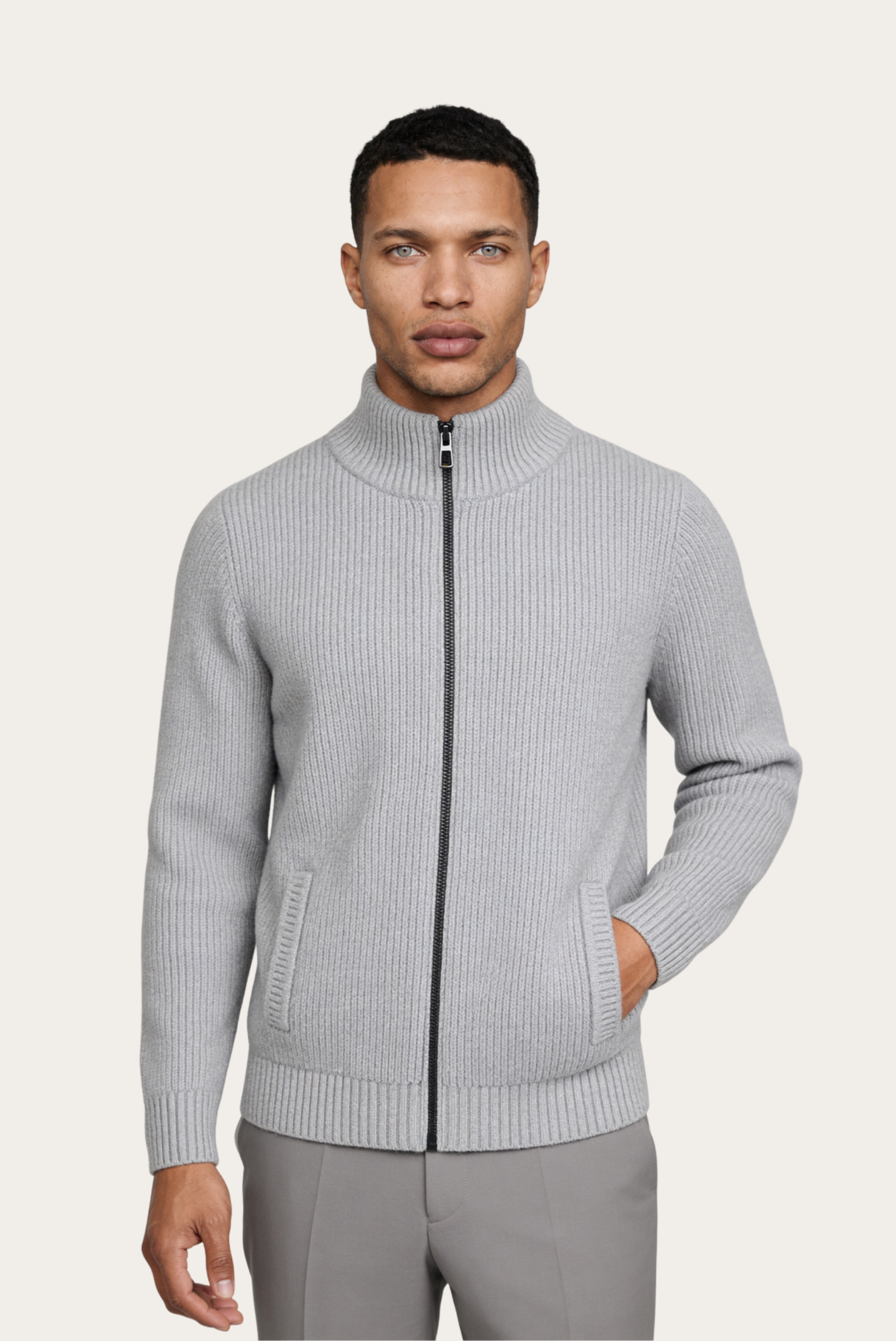 Cardigan Donati Cinza