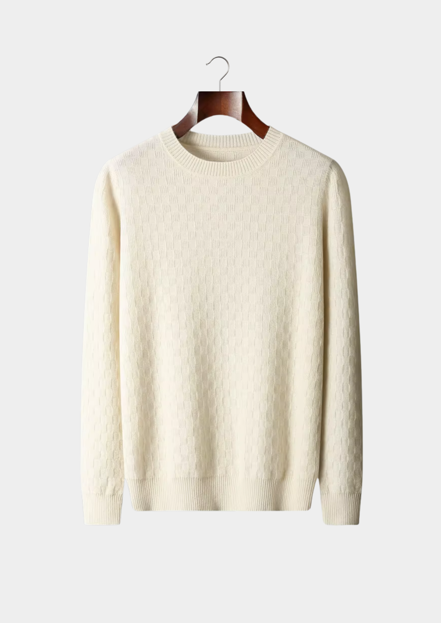 Suéter Gola Careca Cashmere Premium Texturizado