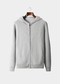 Moletom Premium em Cashmere Bicolor com Zíper