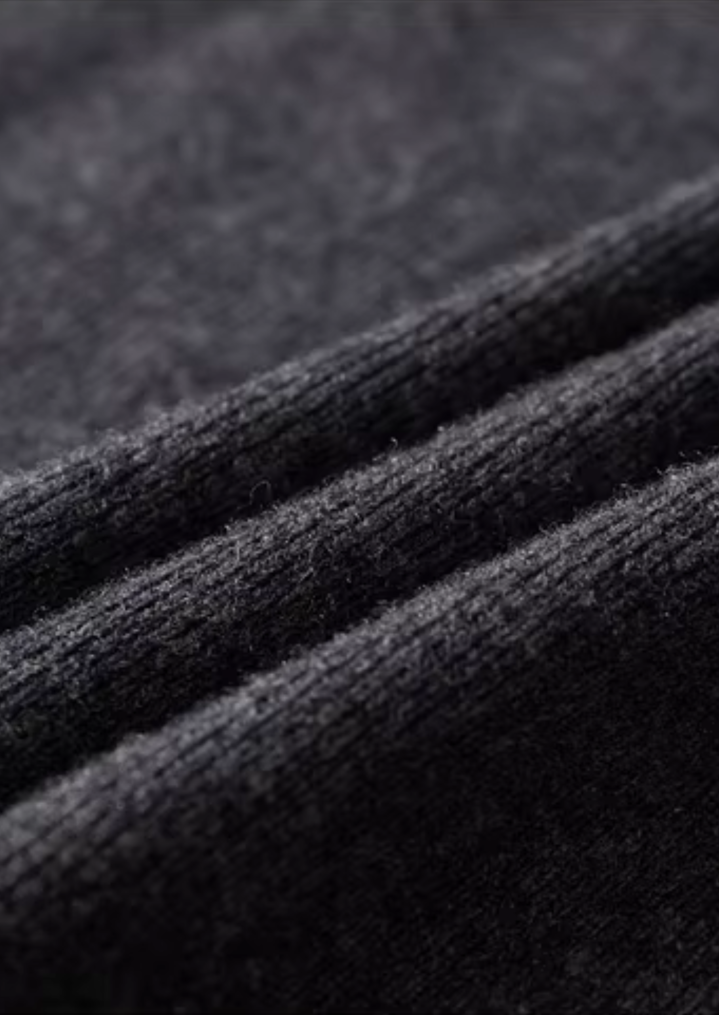 Cardigan Polo Canelado em Lã Merino Extrafina