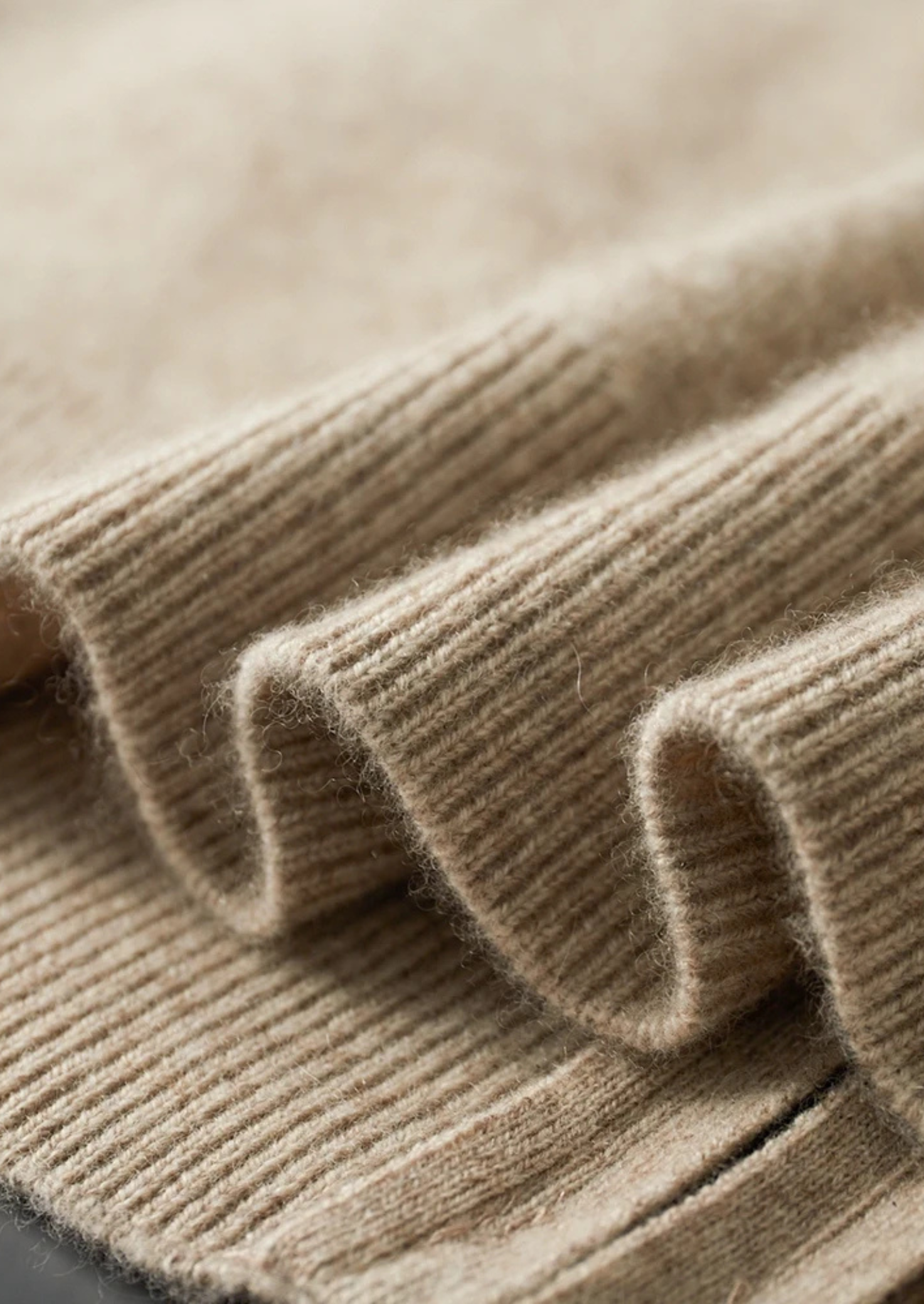 CONJUNTO DENIS DE LAZER EM CASHMERE PREMIUM AREIA