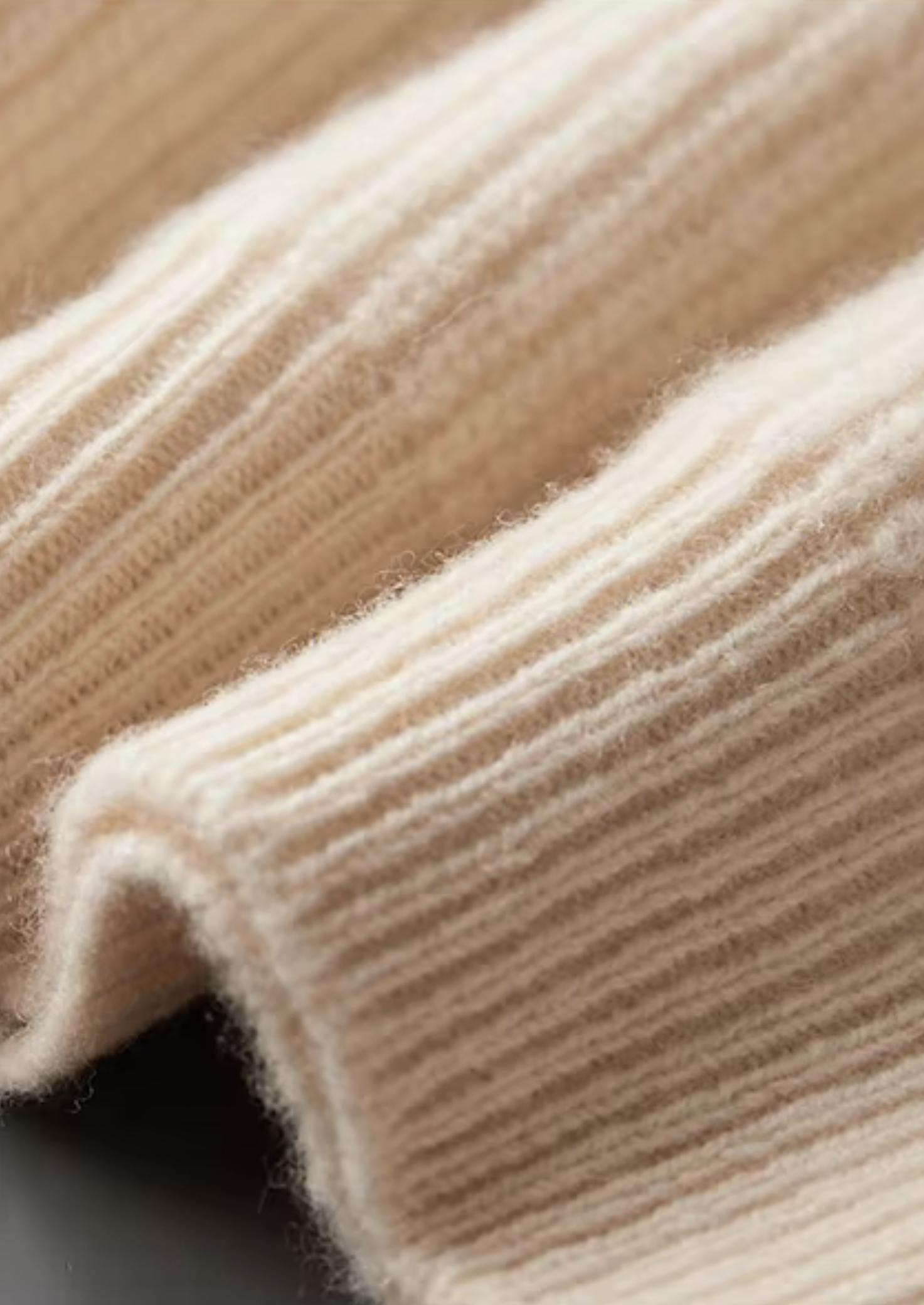 Moletom com Meio Zíper em Lã Merino Extrafina Pura