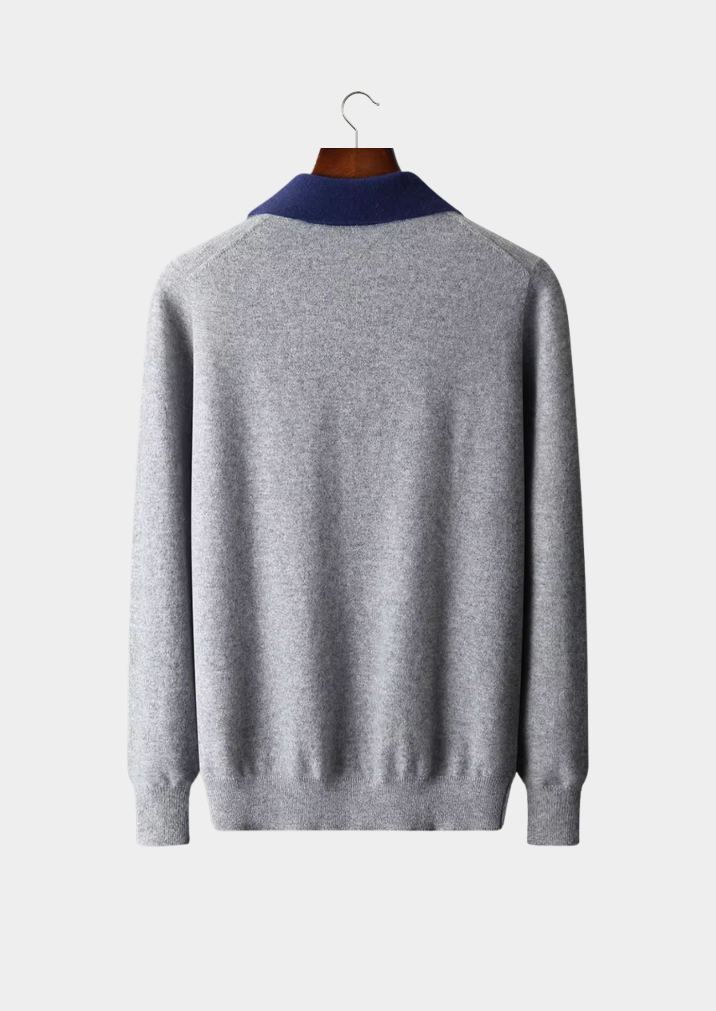 Polo Premium Cashmere Bicolor com Zíper