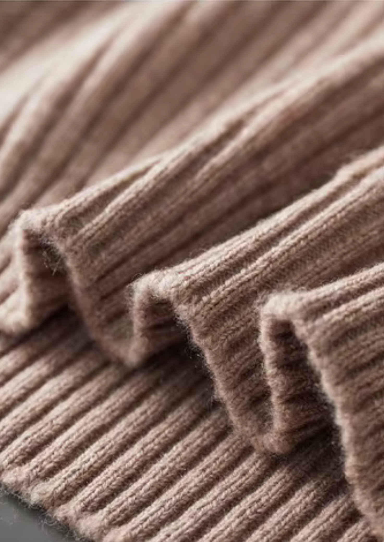 Suéter Henley Canelado em Lã Merino Extrafina