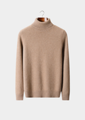 Gola Rolê Essencial de Cashmere Puro Bege