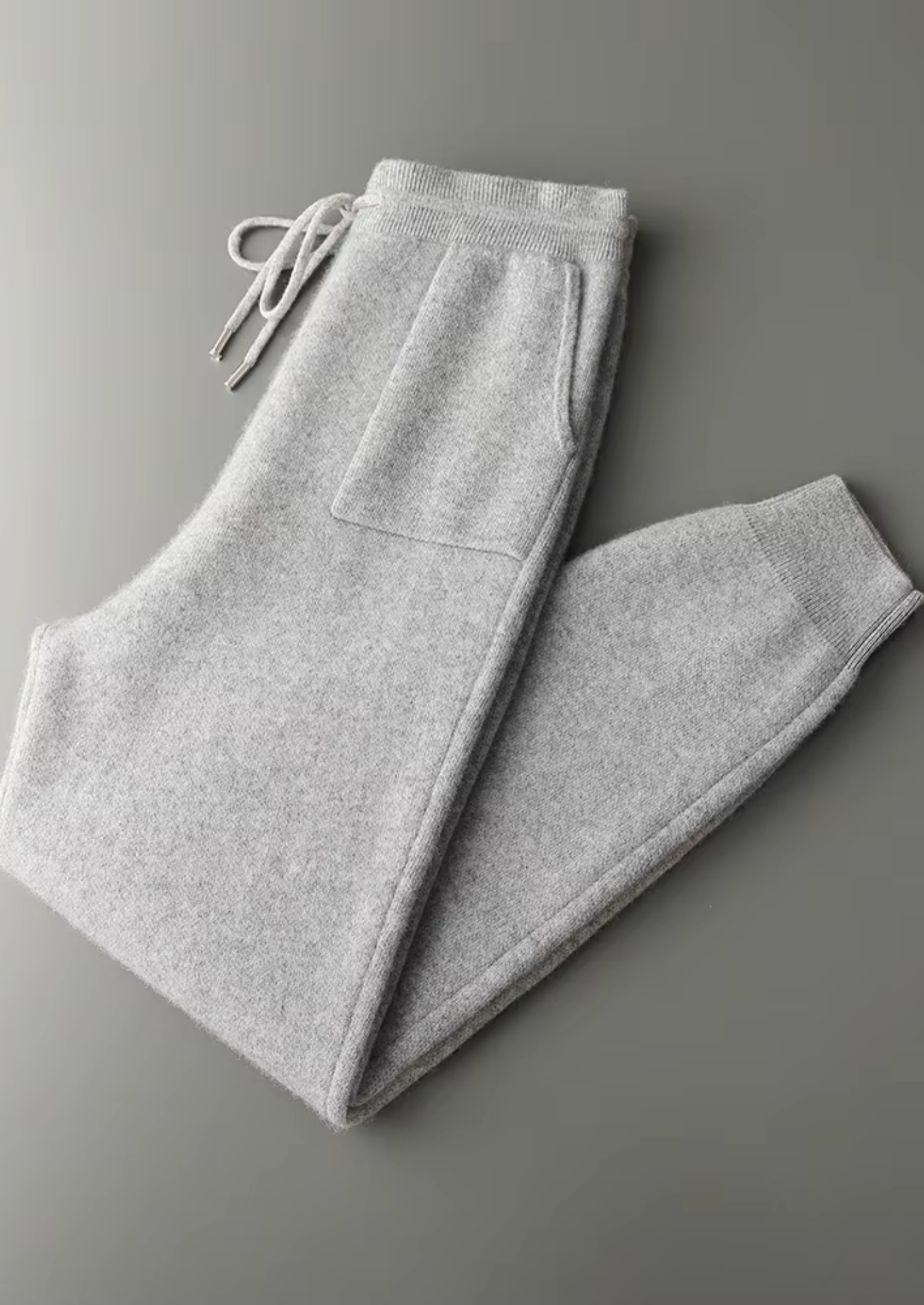 Calça Jogger de Lazer Premium em Cashmere
