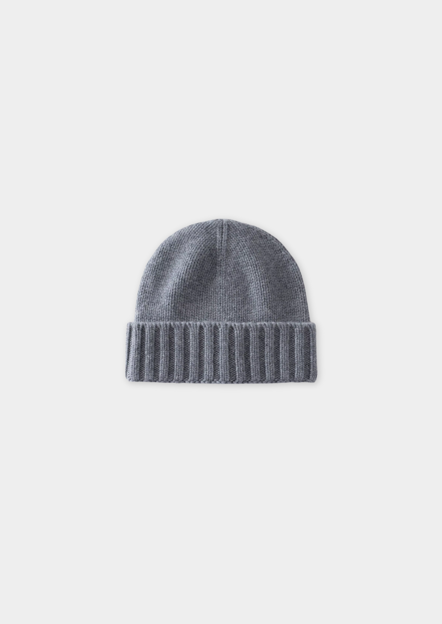 Gorro de Inverno em Cashmere Cinza Claro