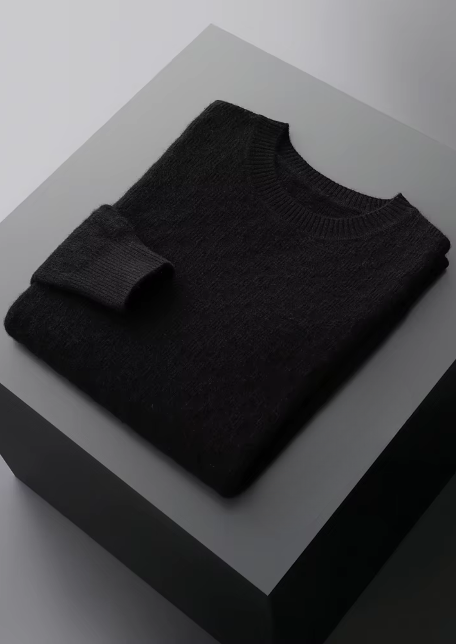 Suéter Gola Careca Cashmere Premium Texturizado