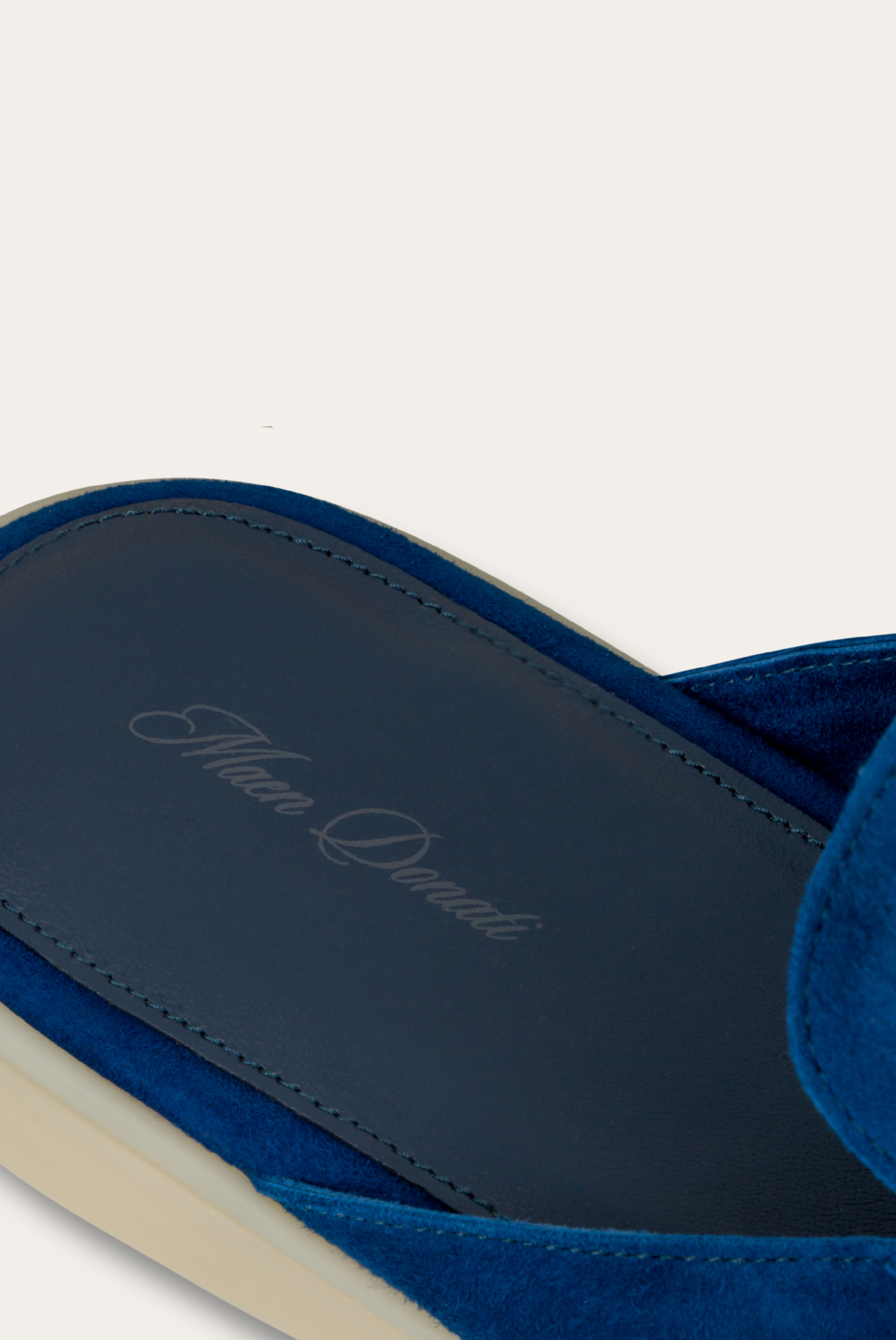 Mule Donati Azul Marinho
