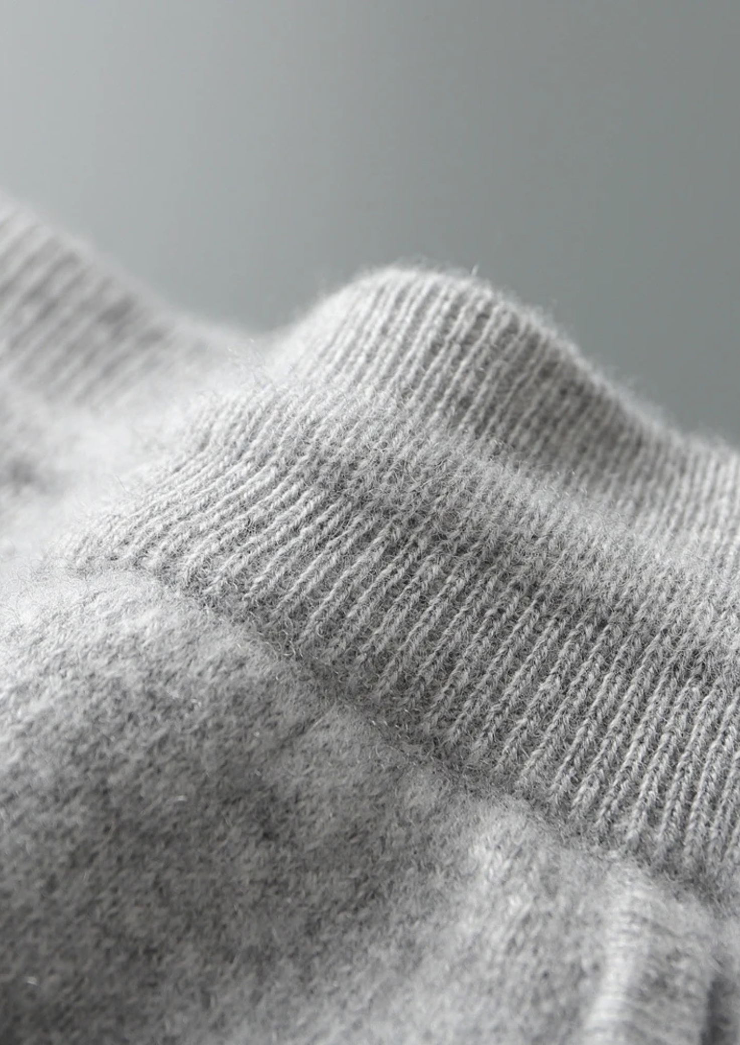 Conjunto Alain Leisure Cinza Claro em Cashmere Premium