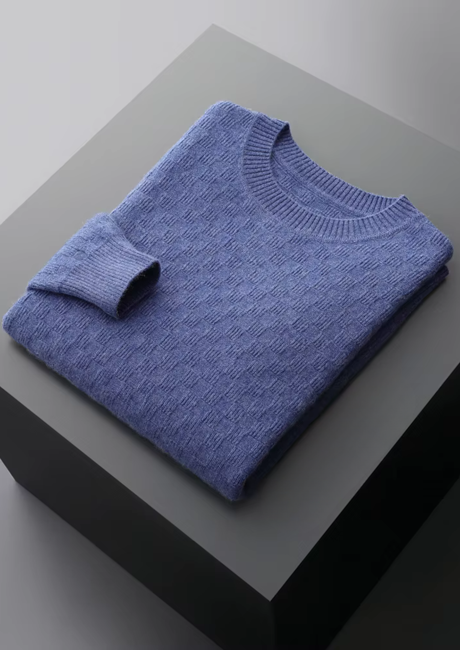 Suéter Gola Careca Cashmere Premium Texturizado