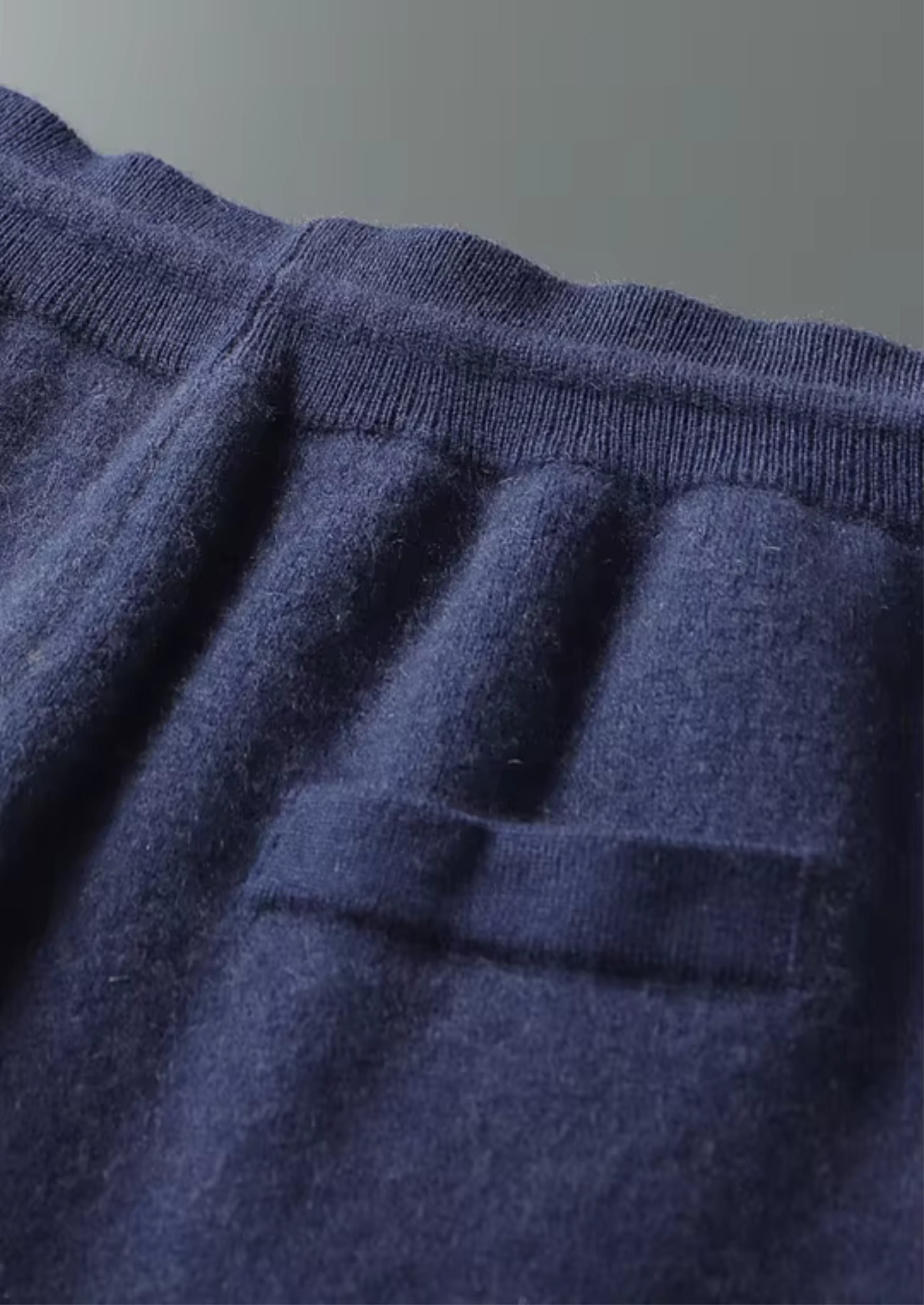 CONJUNTO MILANO DE LAZER EM CASHMERE PREMIUM AZUL-MARINHO