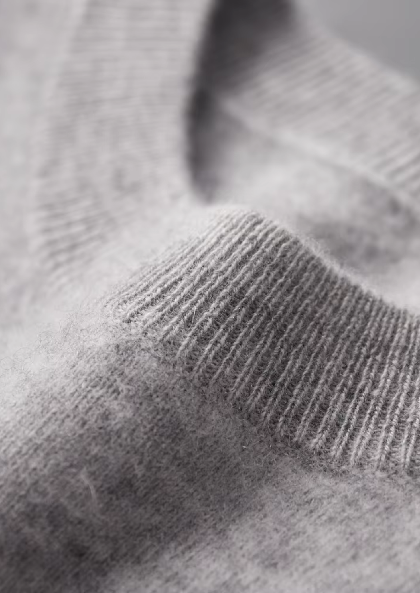 Conjunto Vienna Leisure Cinza Claro em Cashmere Premium