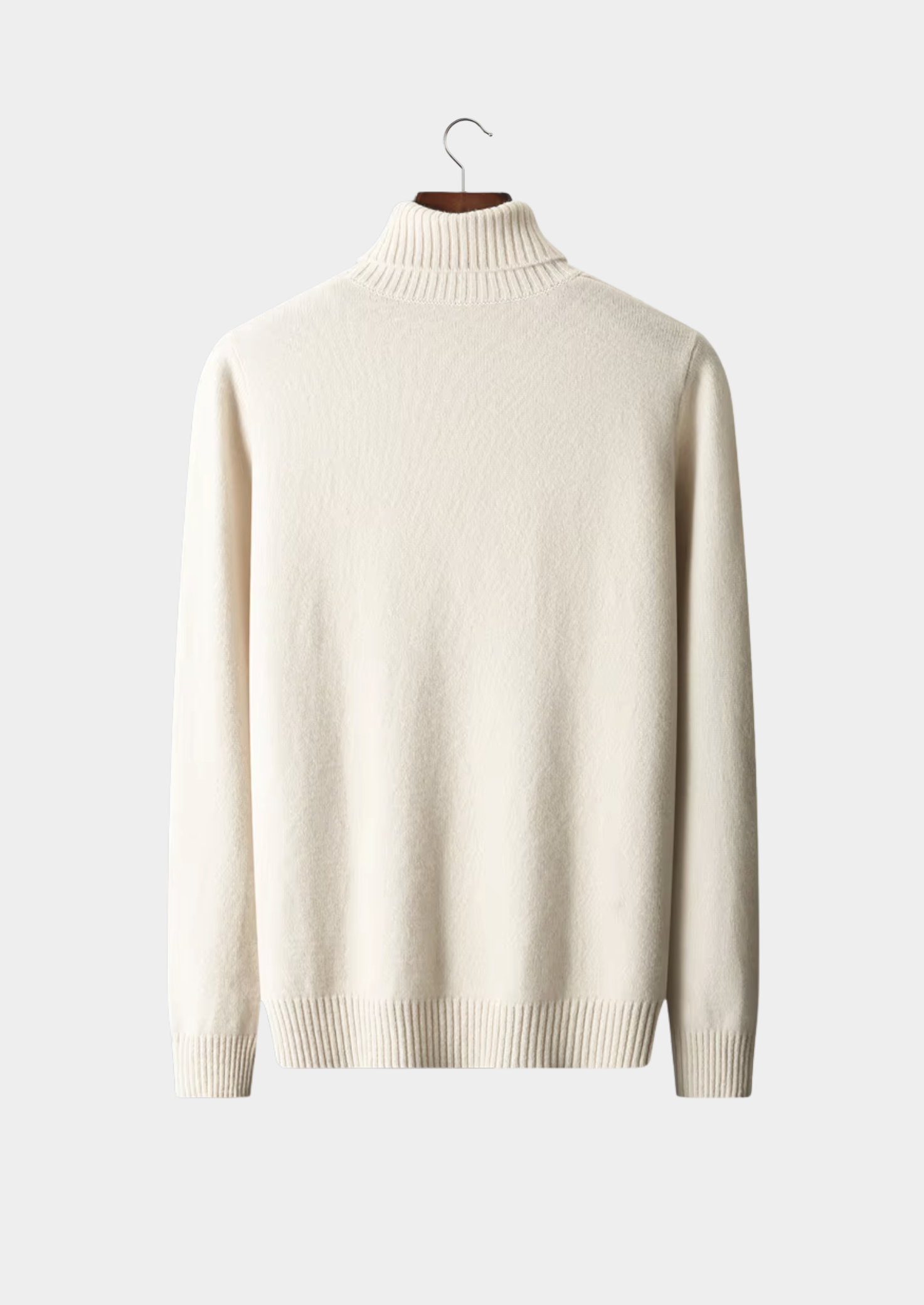 Gola Alta de Inverno em Lã Merino Extrafina Pura