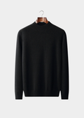 Suéter Gola Alta Cashmere Puro Preto