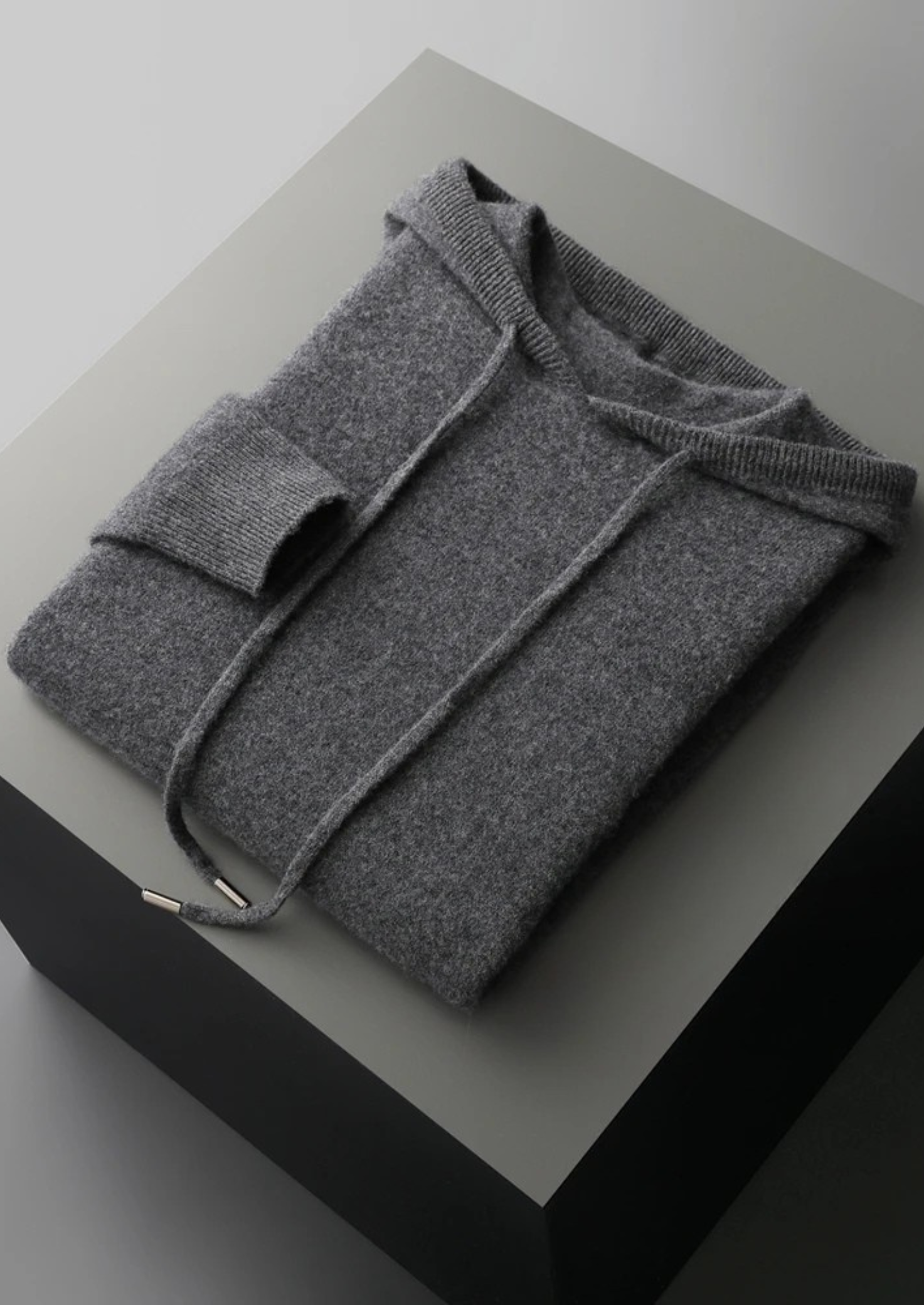 Conjunto de Lazer Alain em Cashmere Premium - Cinza-Escuro