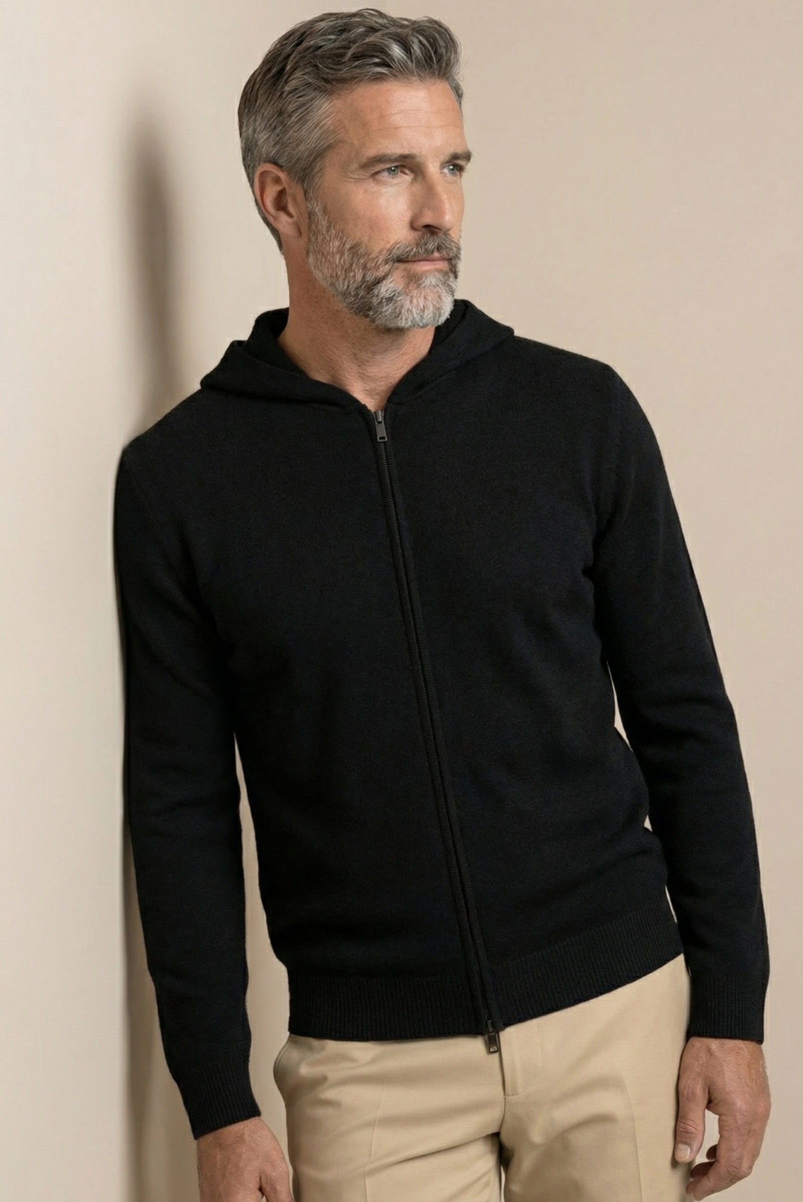 Colete Premium de Cashmere Preto