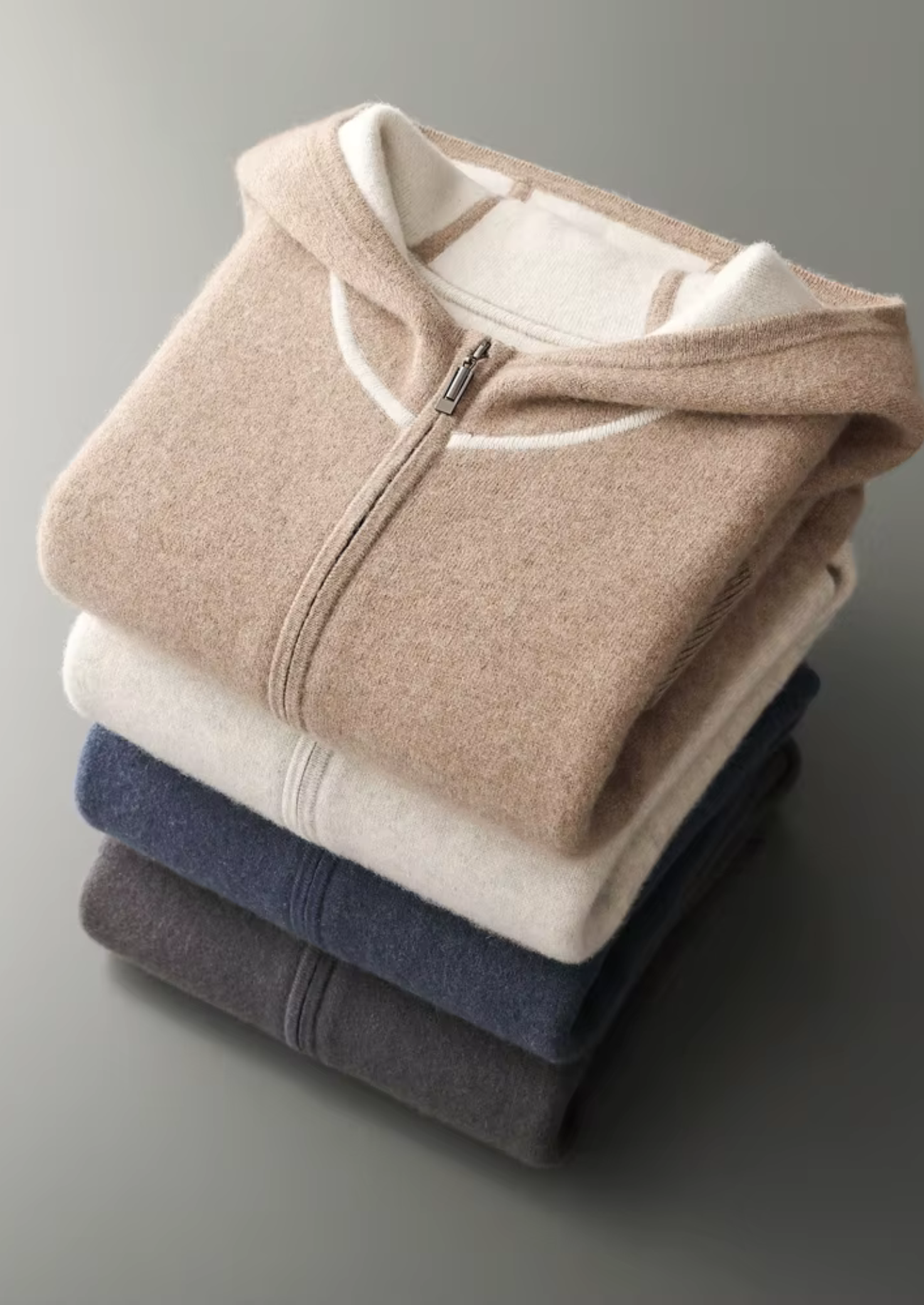 Conjunto Milano Leisure Bege em Cashmere Premium