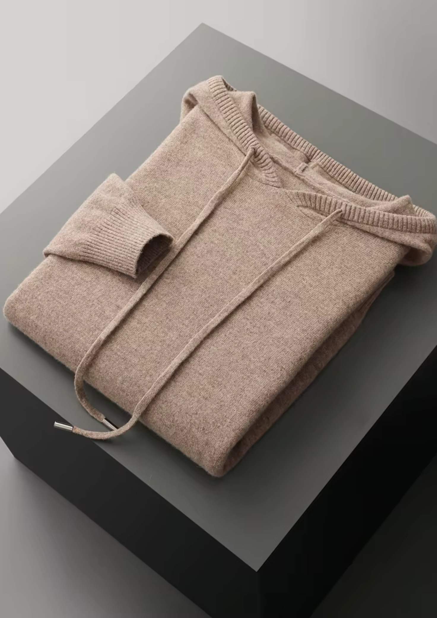 Conjunto Savro Bege em Lã Merino Extrafina Pura