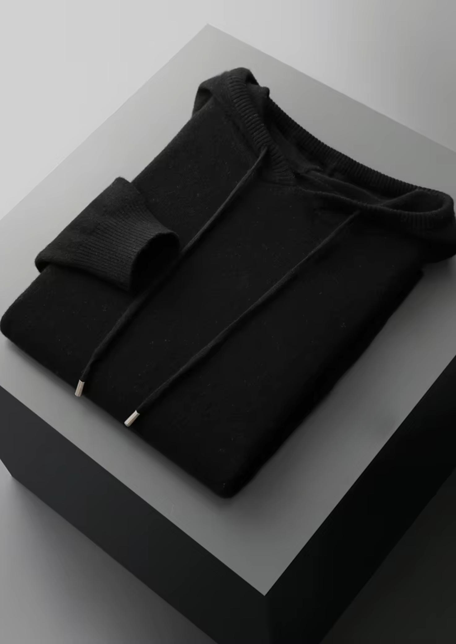 Conjunto Savro em Lã Merino Extrafina Pura - Preto
