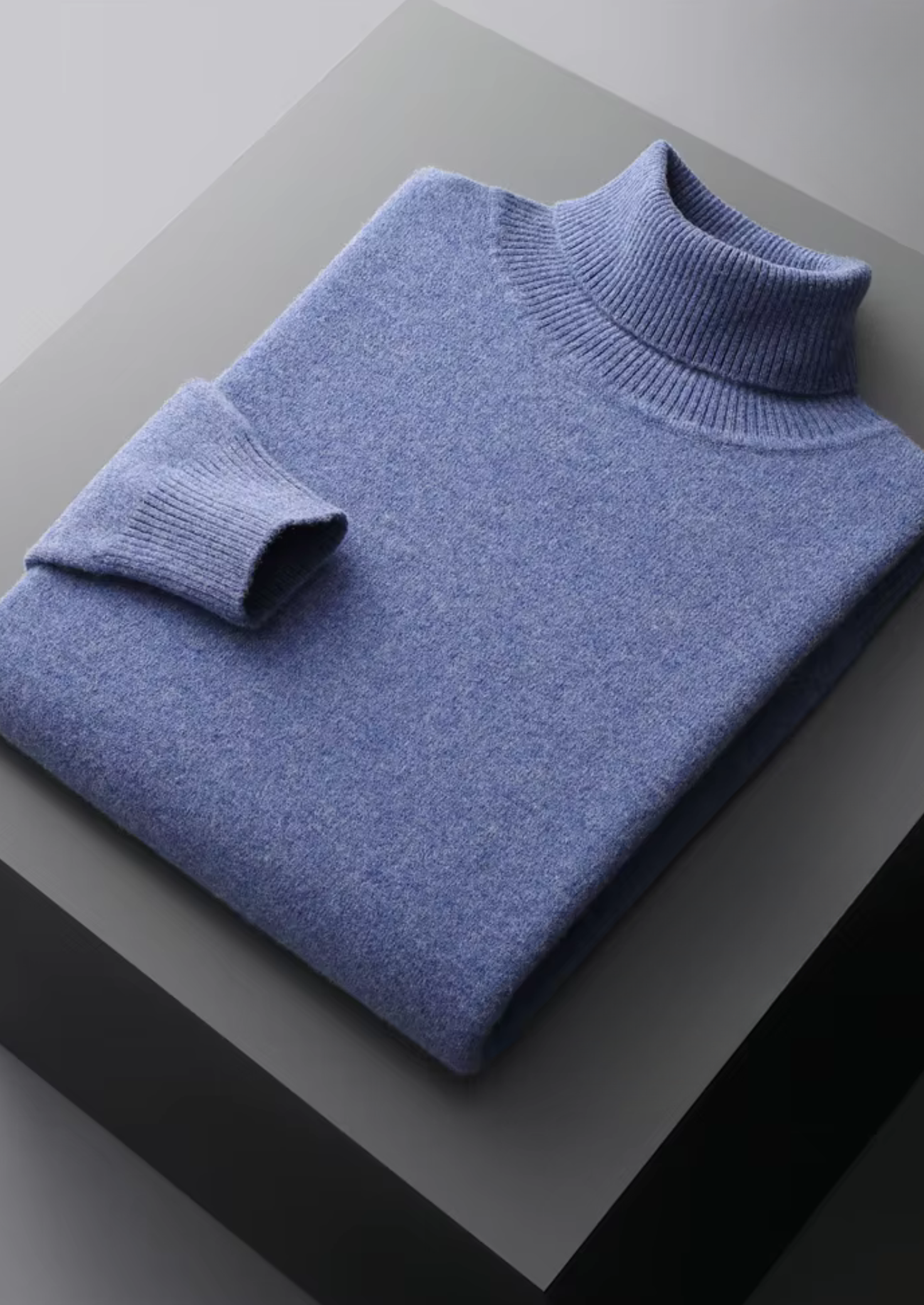 Gola Alta Clássica em Lã Merino Extrafina Pura