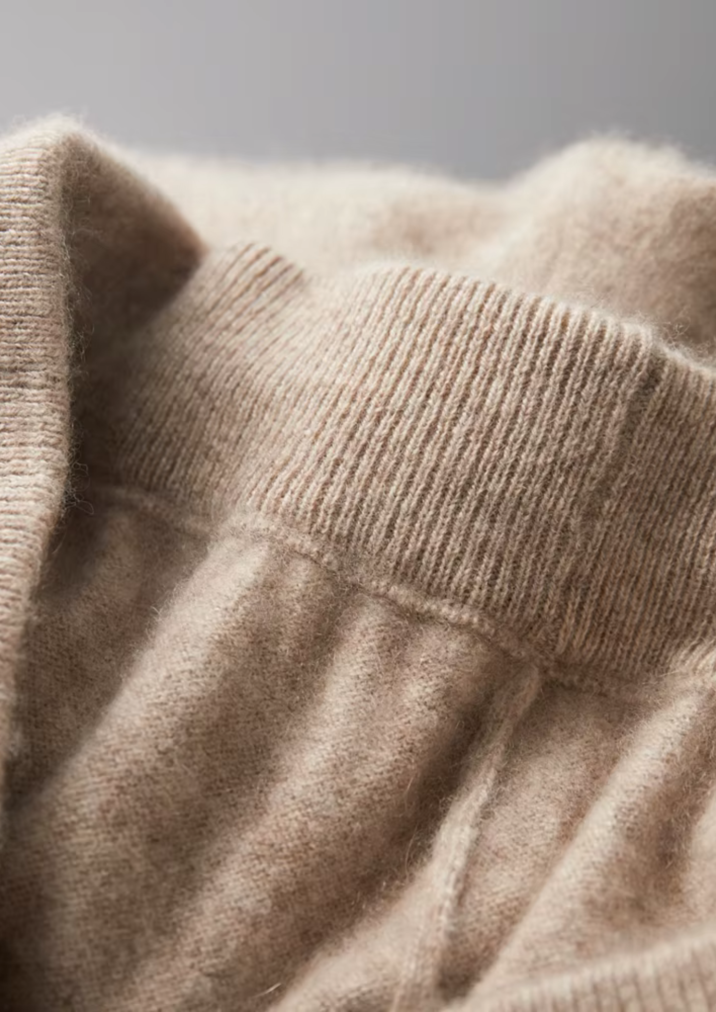 Conjunto de Lazer Vienna em Cashmere Premium - Areia
