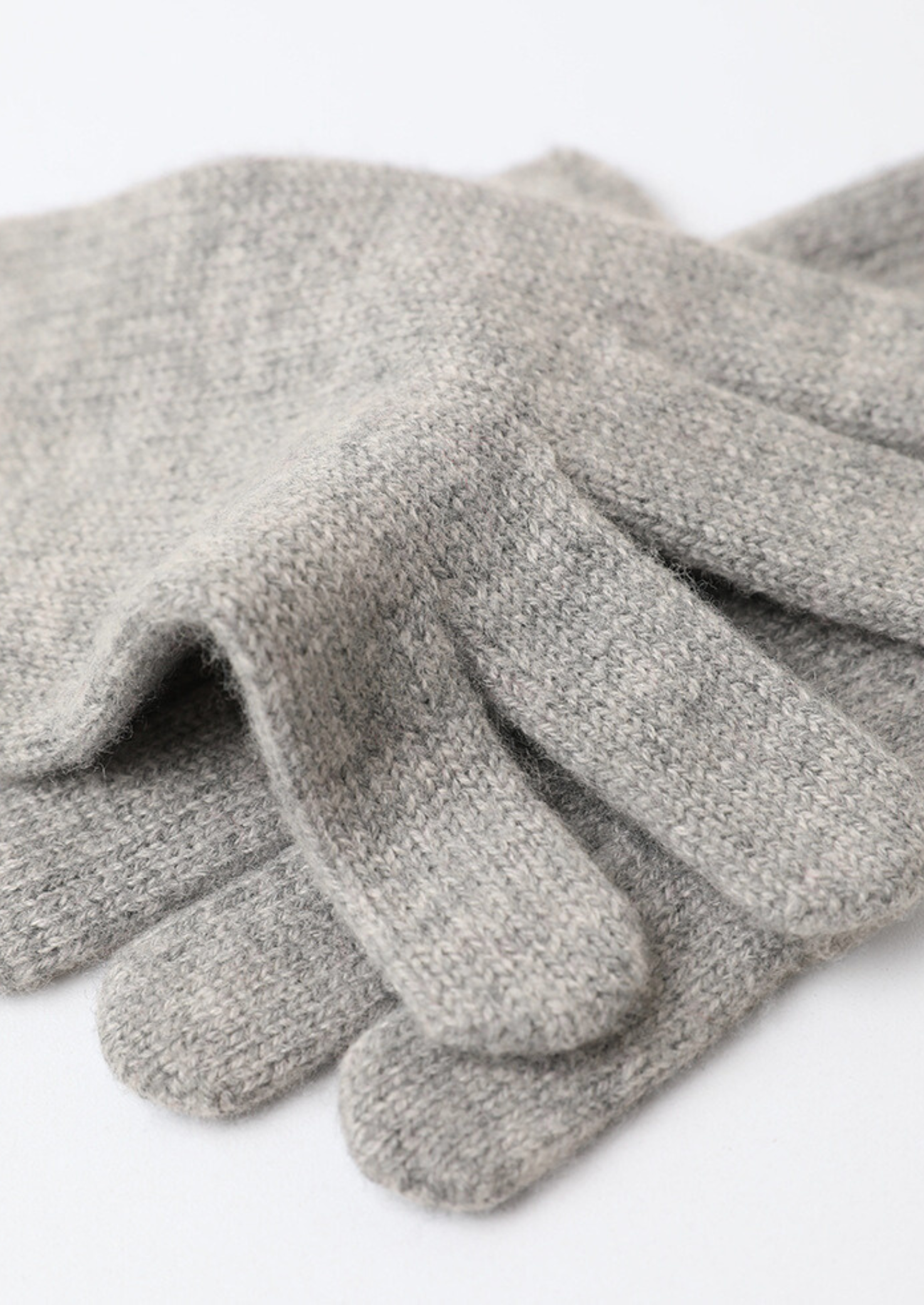 Essenciais de Inverno em Lã Merino Extrafina Pura - Cinza Claro