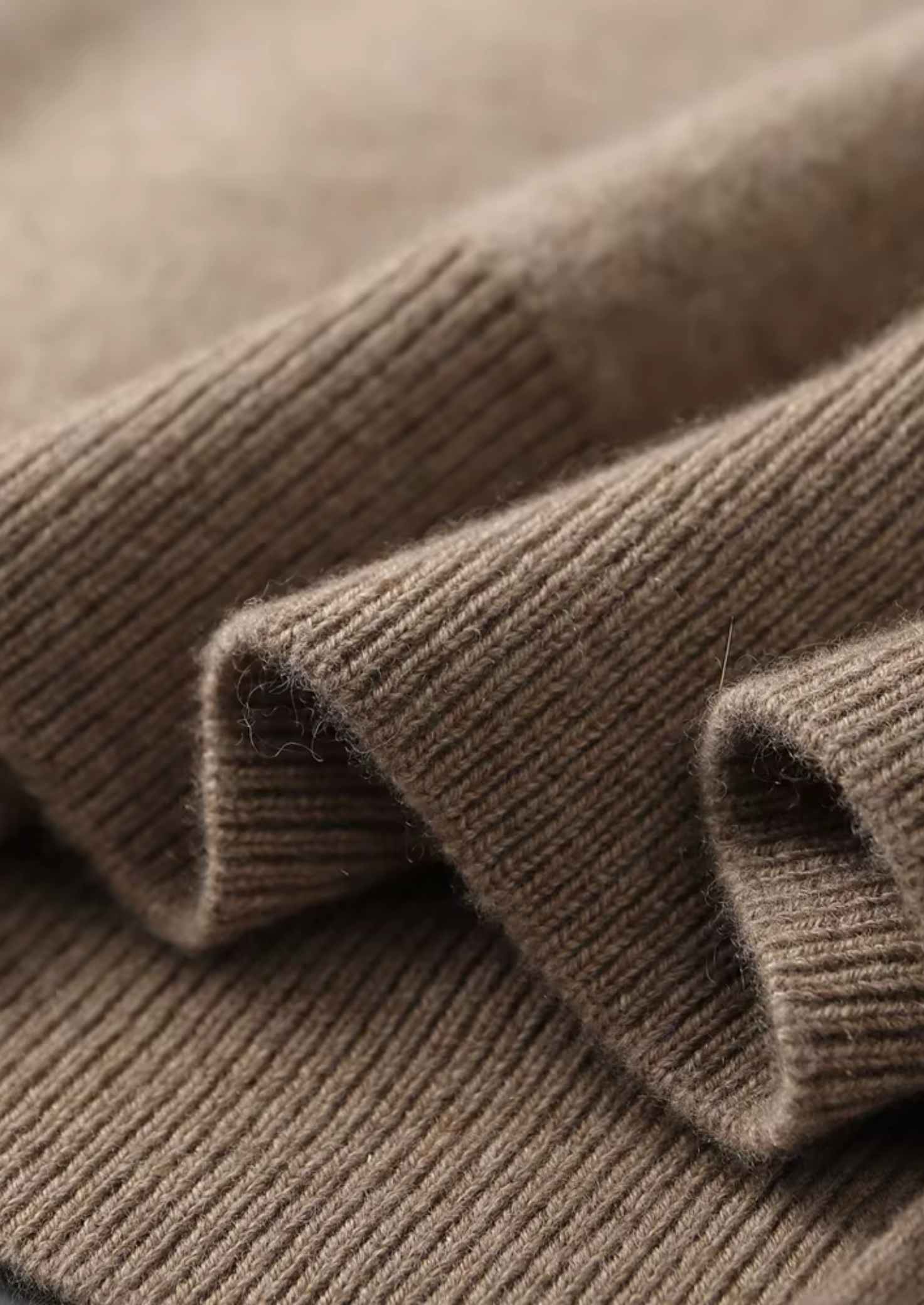 Moletom Premium em Cashmere Bicolor com Zíper