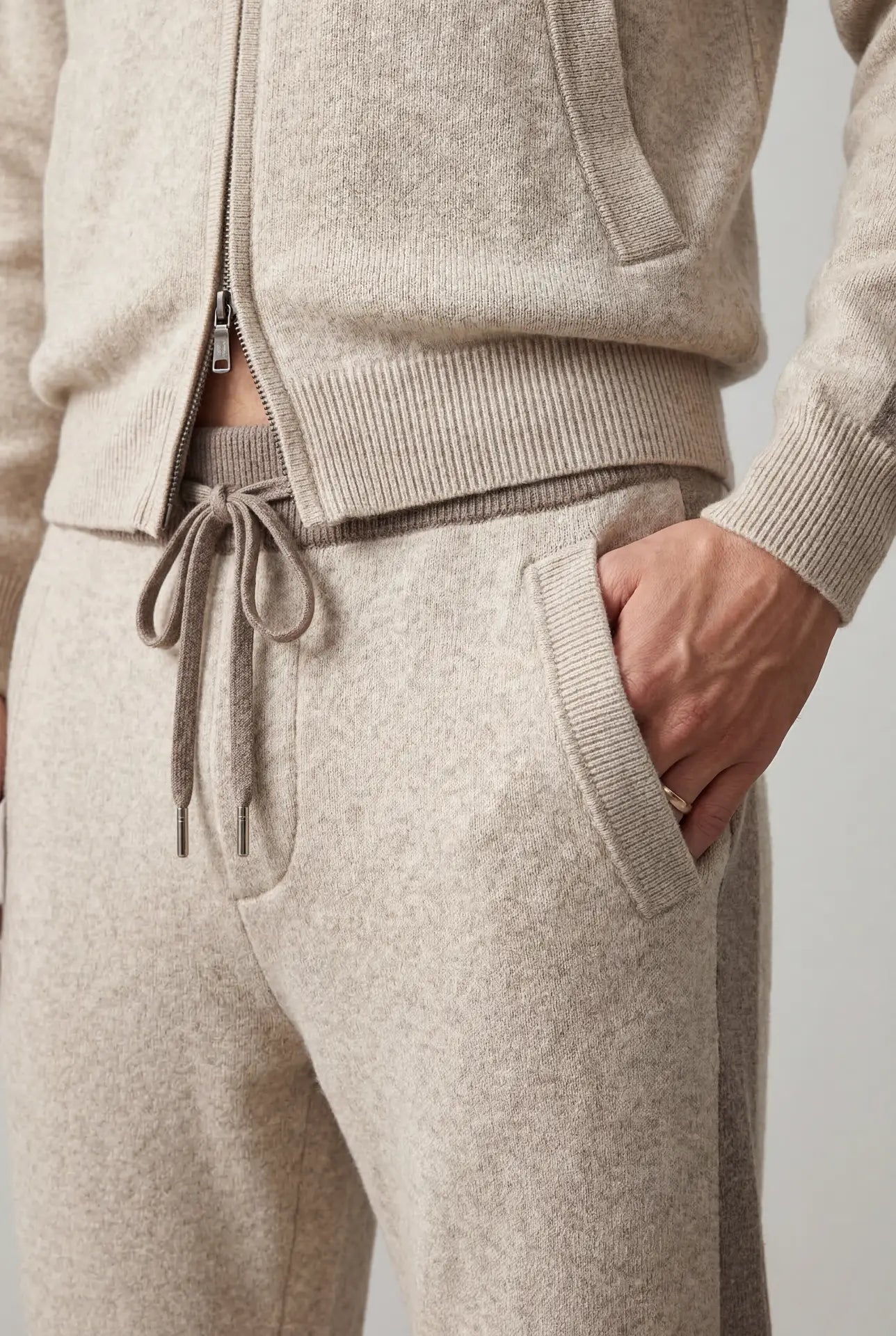 Beige Nina Cashmere Set
