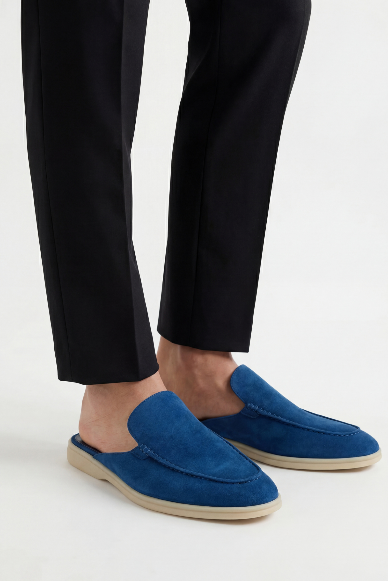 Mule Donati Azul Marinho