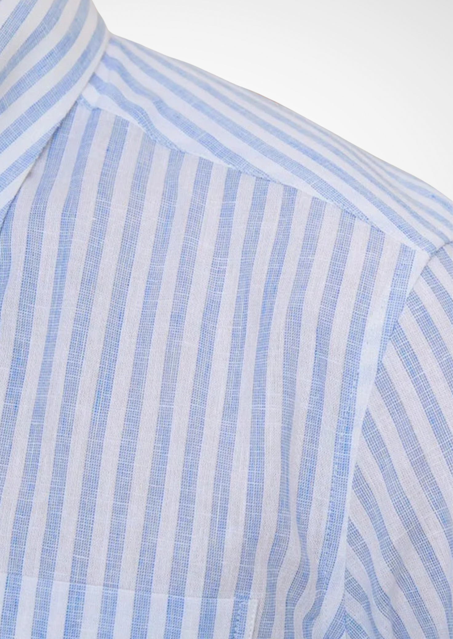 Camisa Costeira Listrada Portofino - Azul Claro