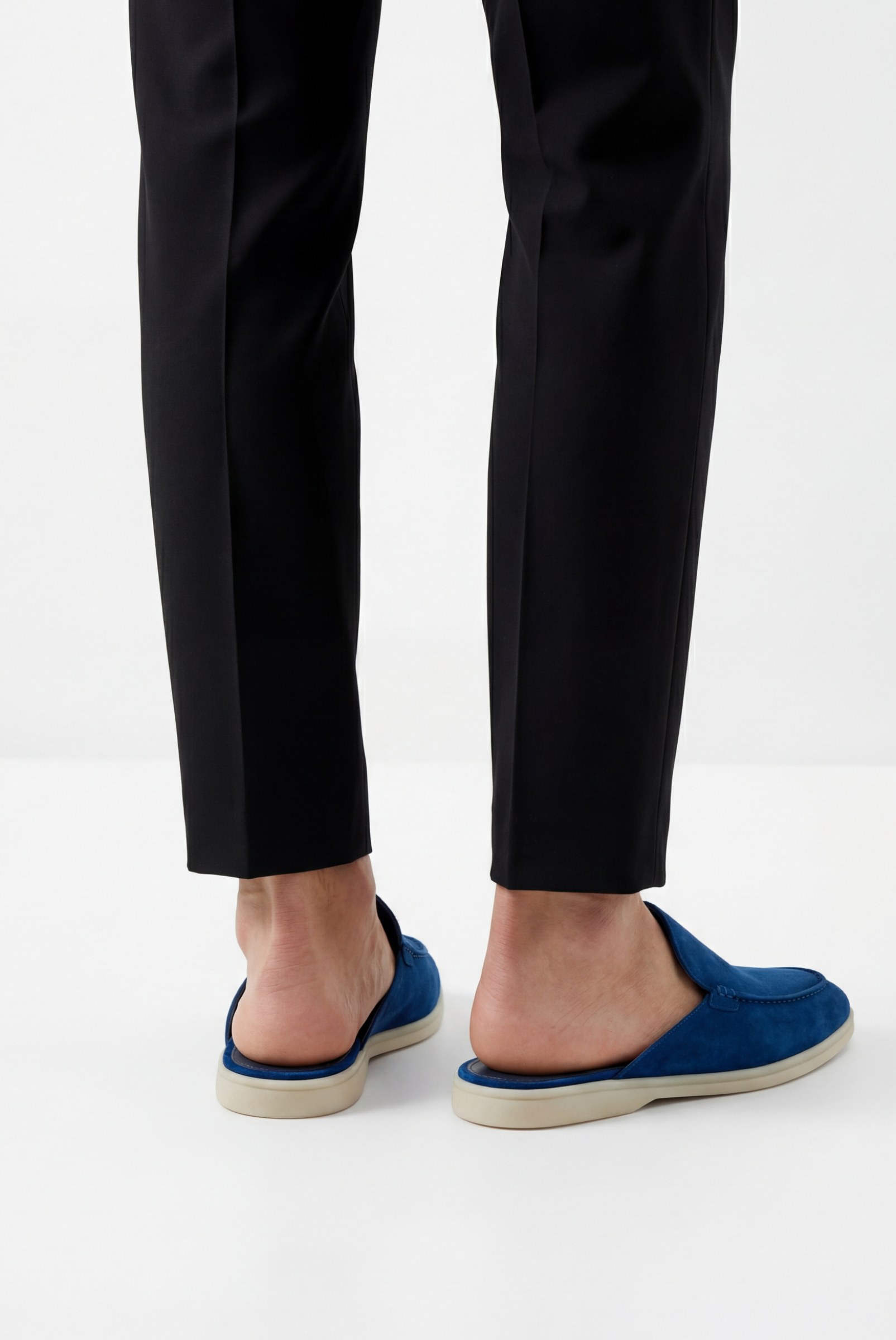 Mule Donati Azul Marinho
