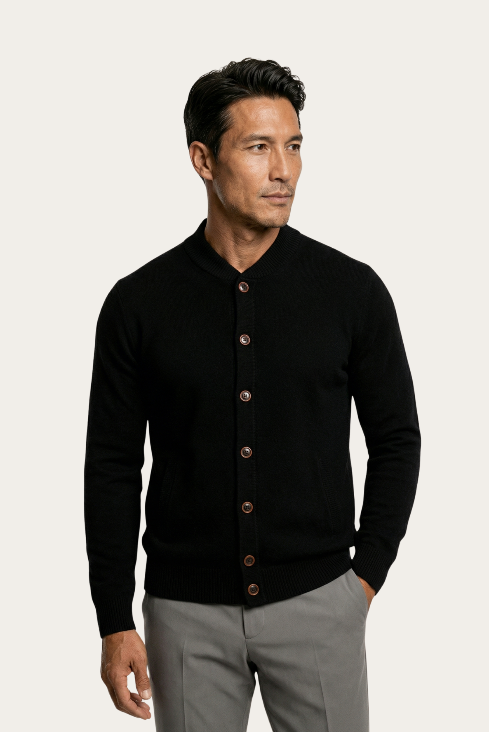 Cardigan de Cashmere Preto